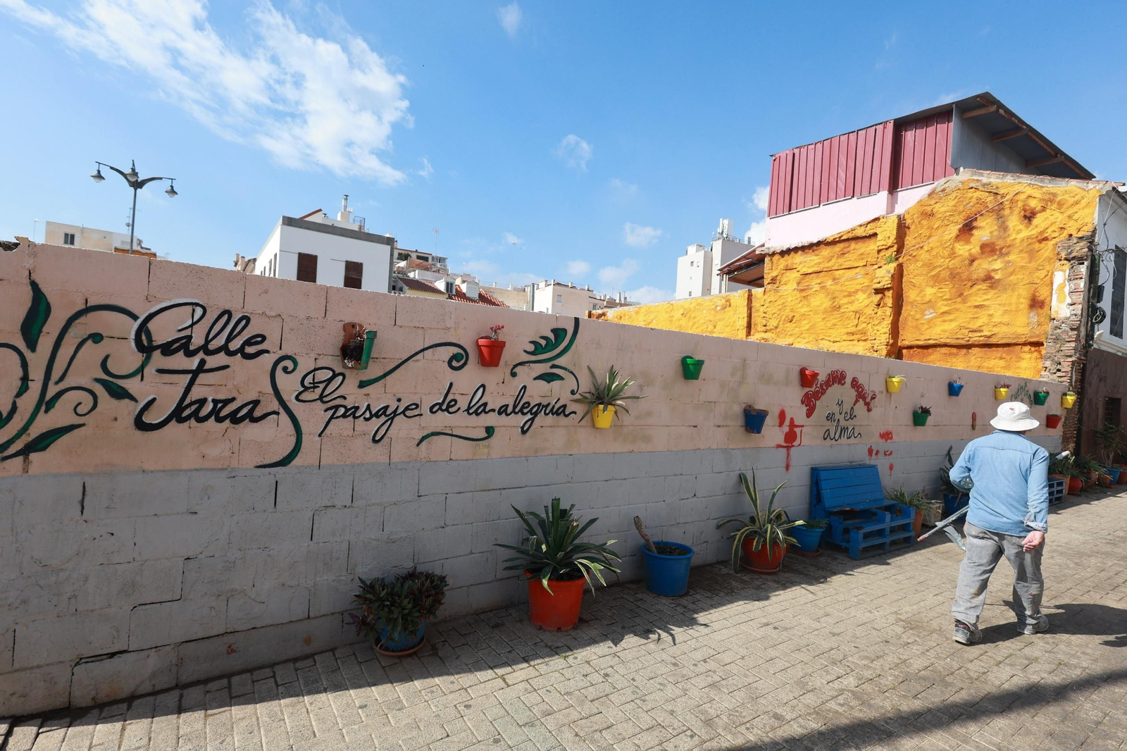 Los corralones de El Perchel y La Trinidad de Málaga, en fotografías