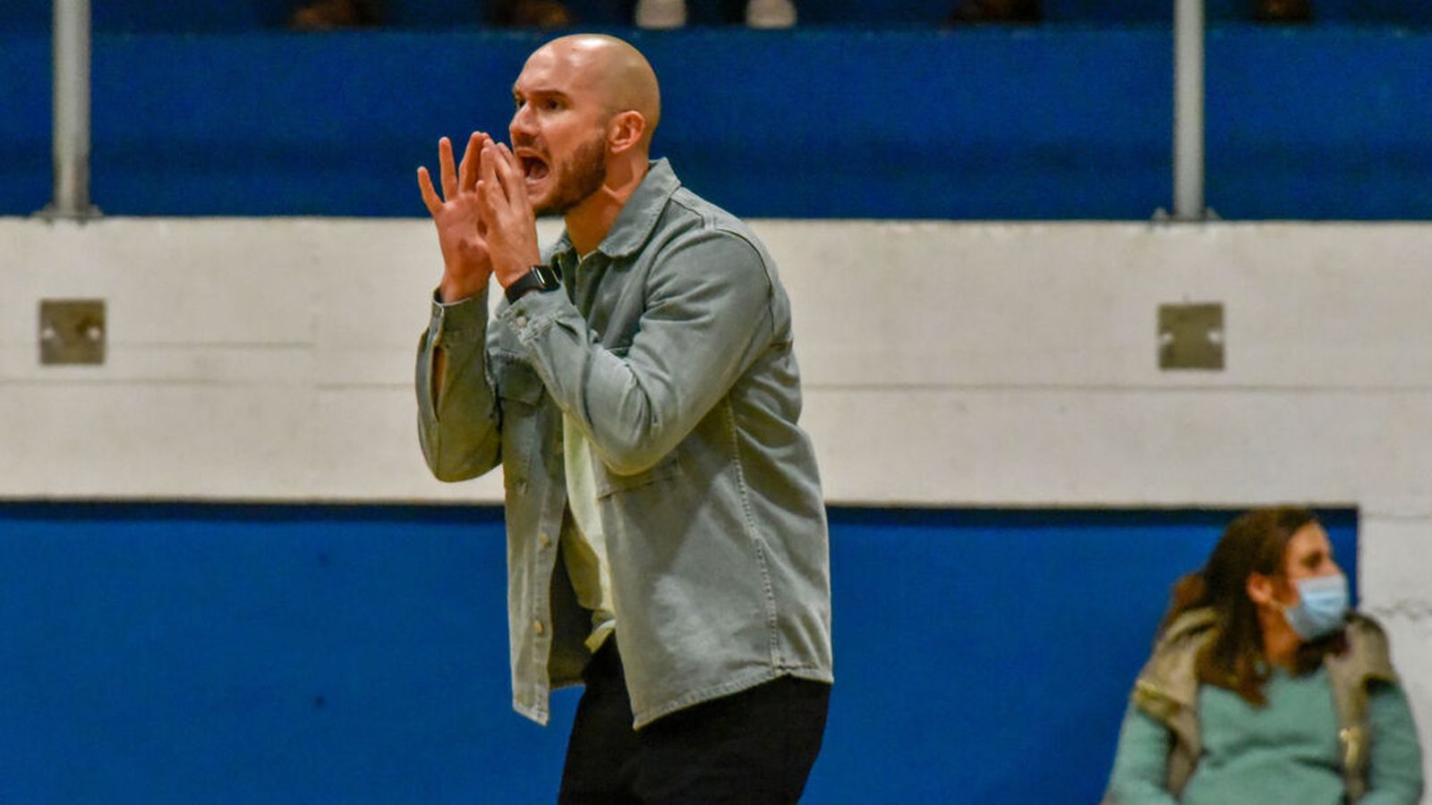 Jesús Guti, entrenador de la ULB, en una imagen de archivo