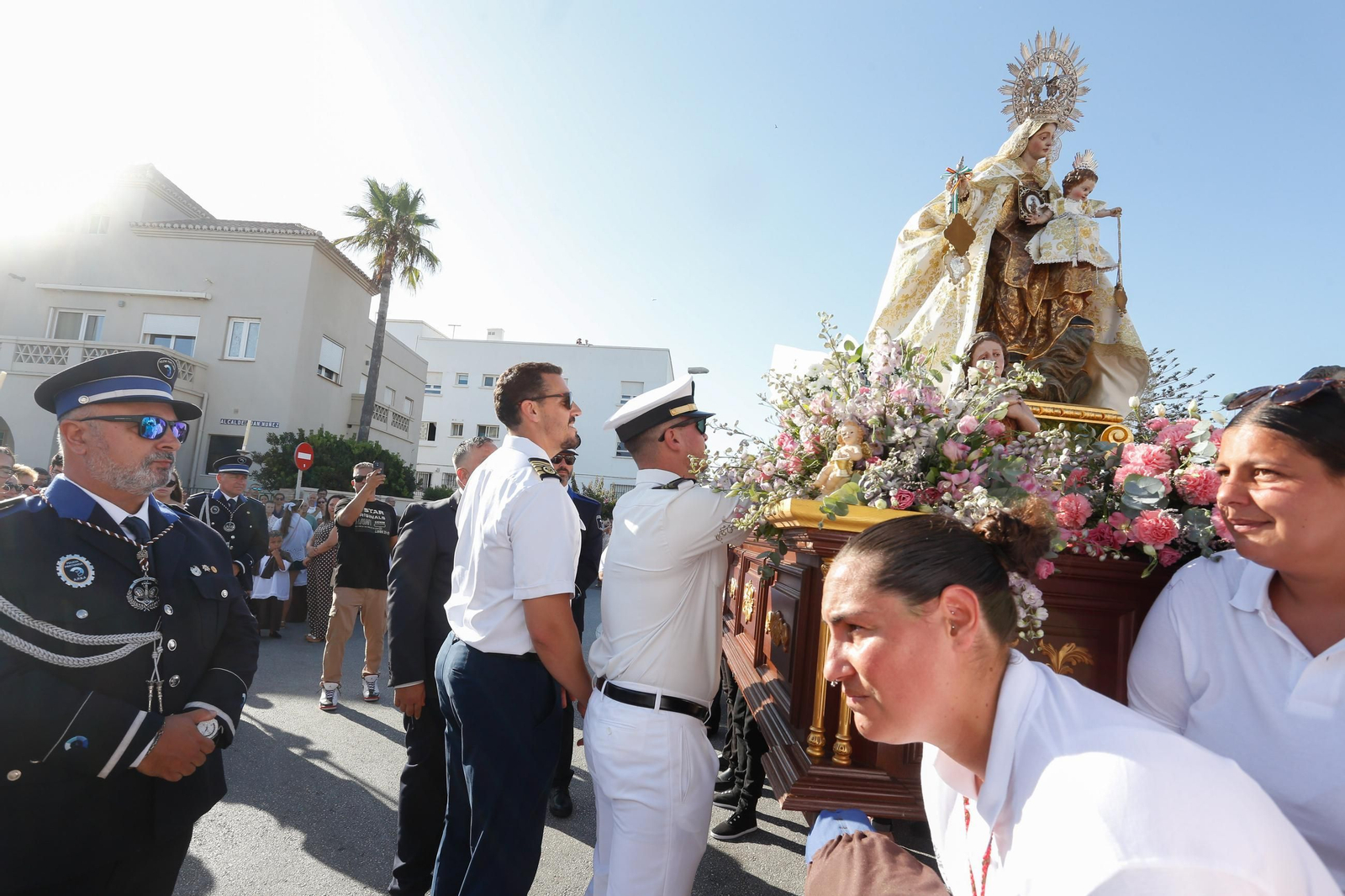 Fotos de la procesión de la Virgen del Carmen en Tarifa