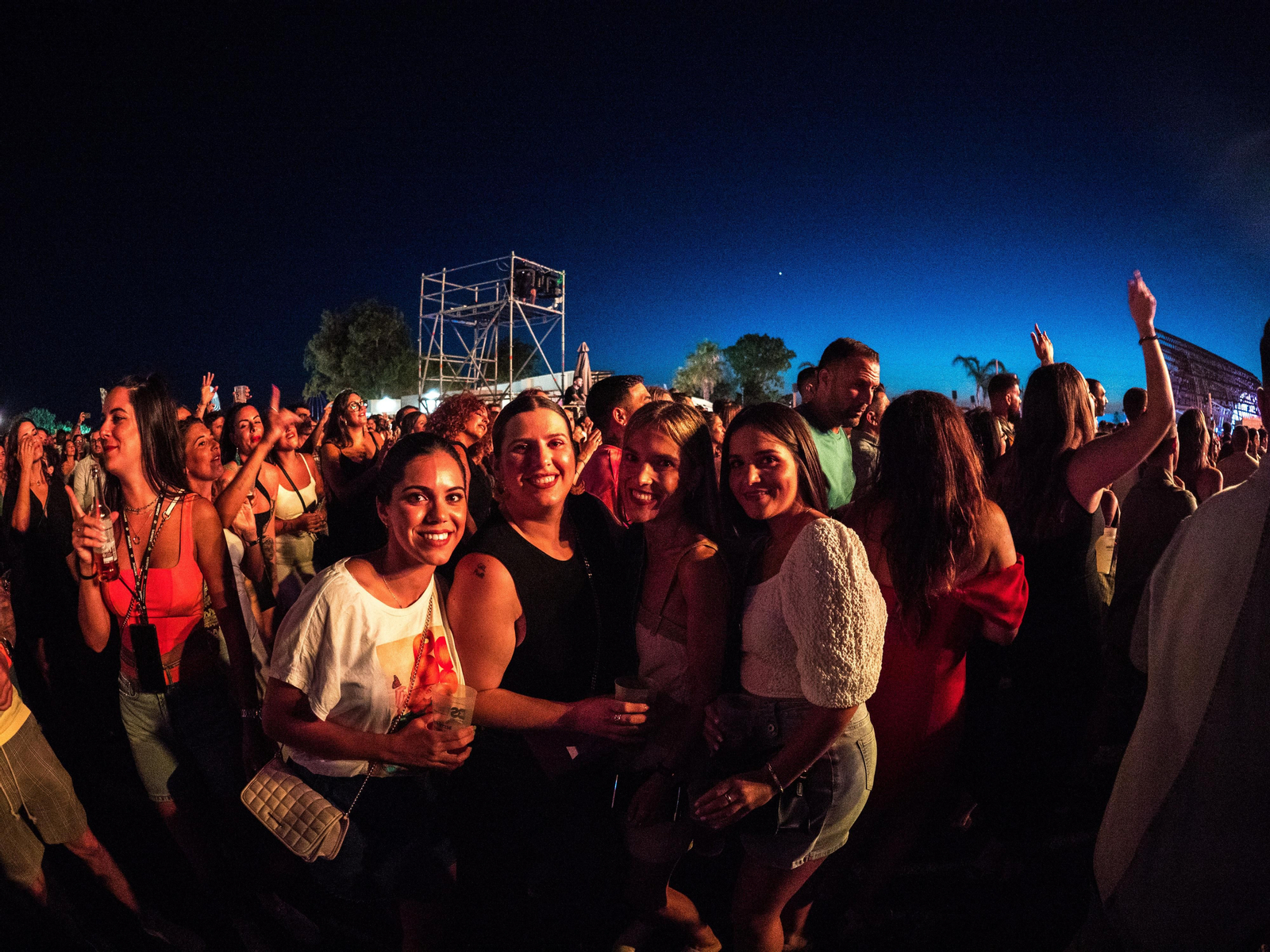 Raúle, en concierto en el Bahía Sound de San Fernando