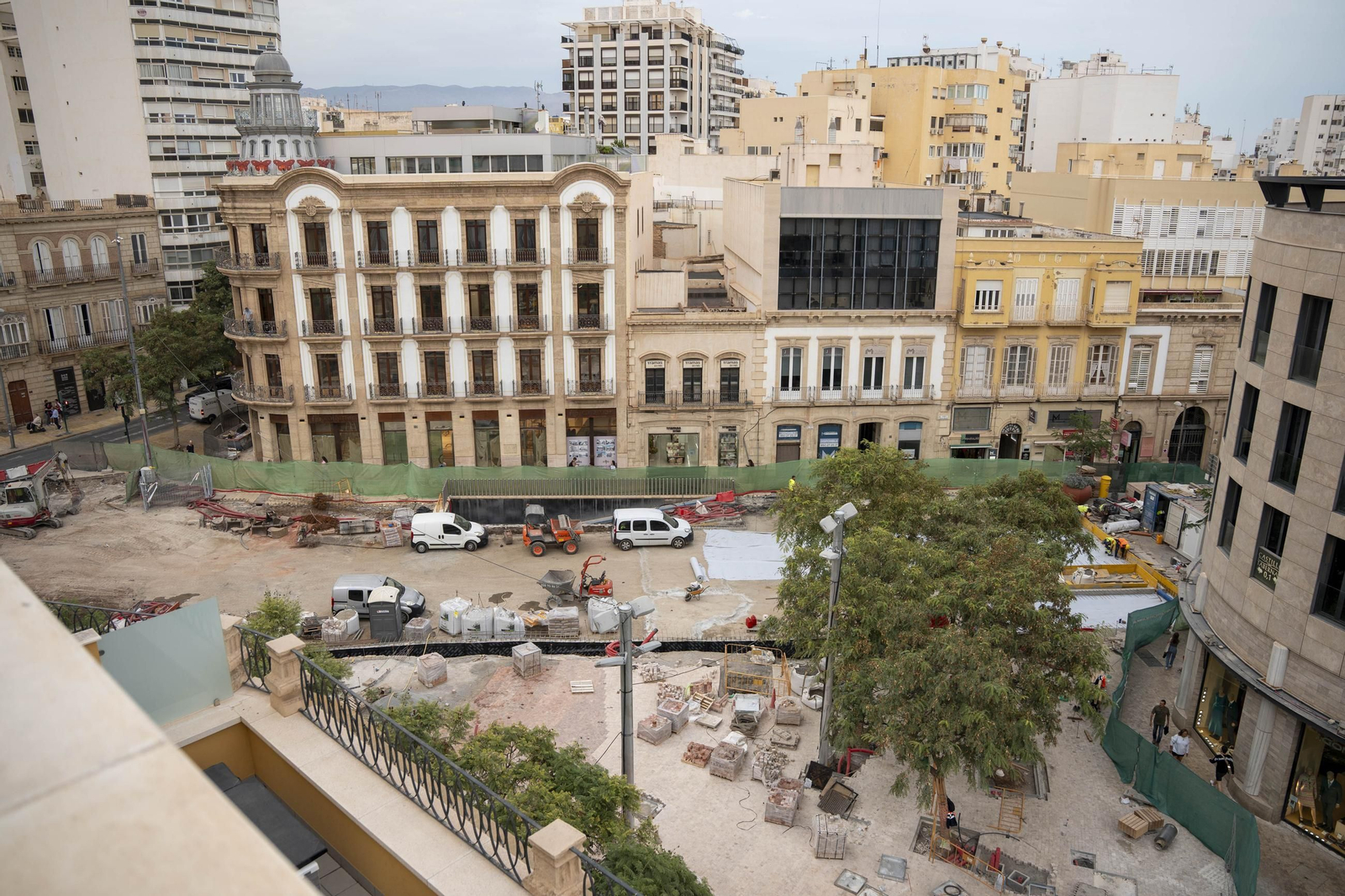 Las imágenes de las obras del paseo de Almería