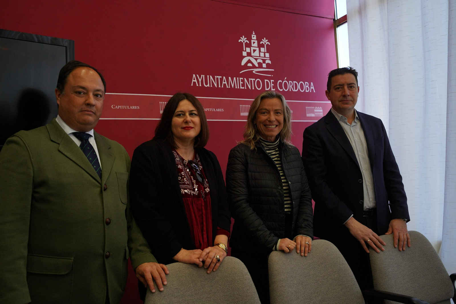 Enrique Garrido, Paqui García, Isabel Albás y Fran de la Torre. Enrique Garrido, Paqui García, Isabel Albás y Fran de la Torre.