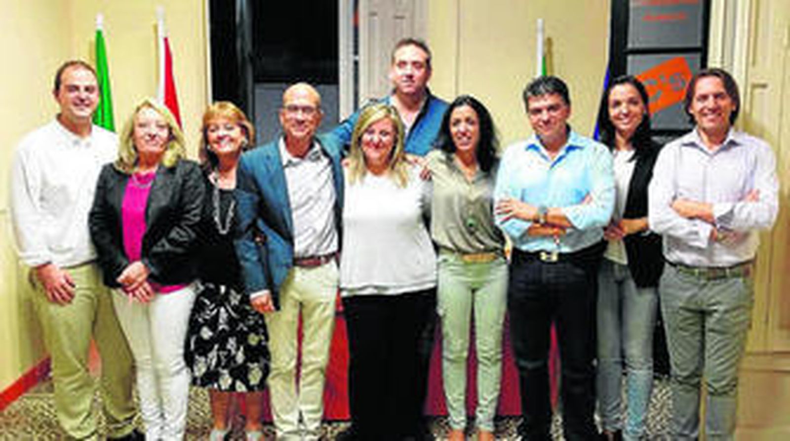 Nueva junta directiva de la Agrupación Territorial de Ciudadanos en Almería.