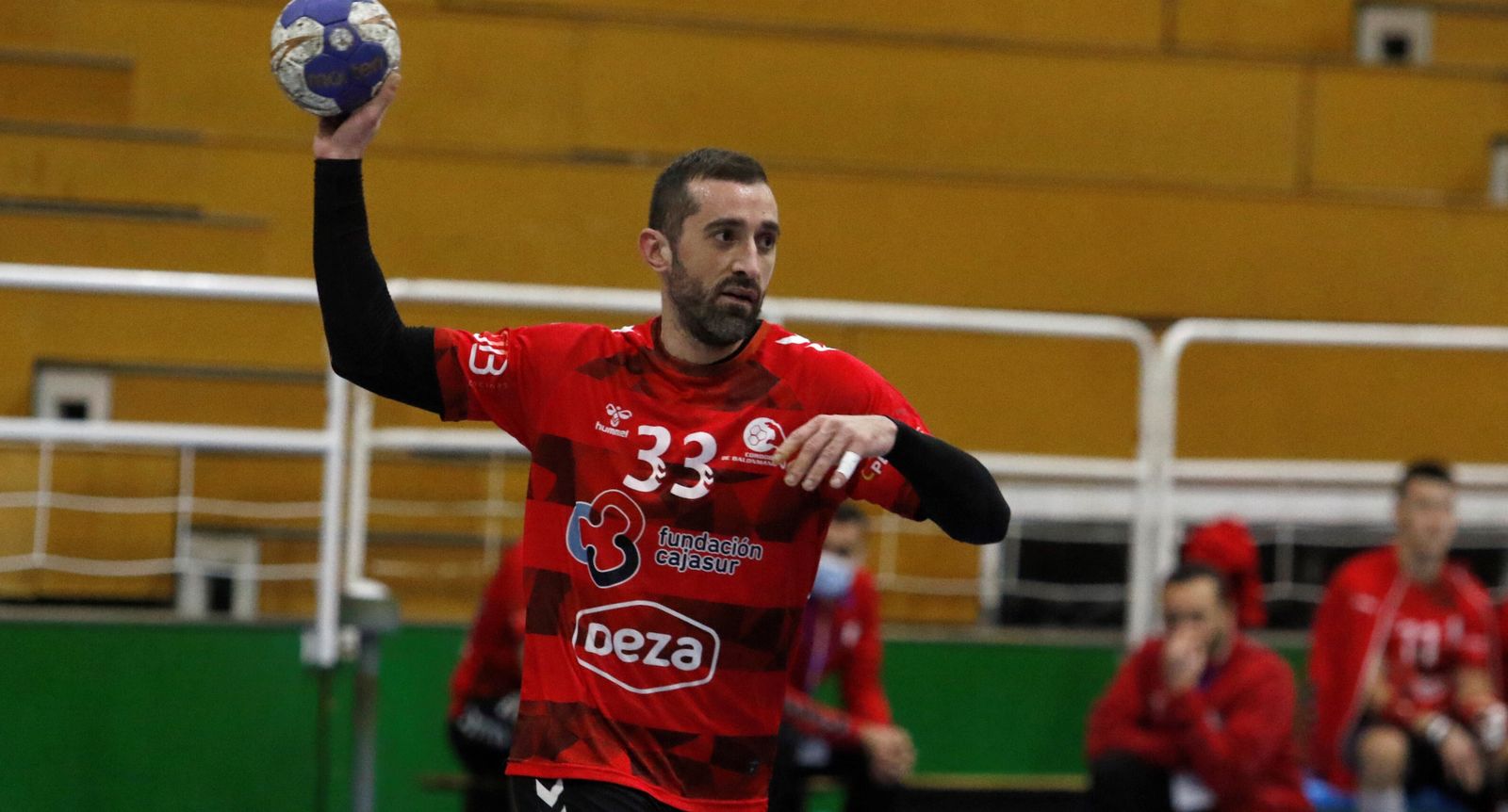 Alberto Requena, en un partido del Córdoba BM.