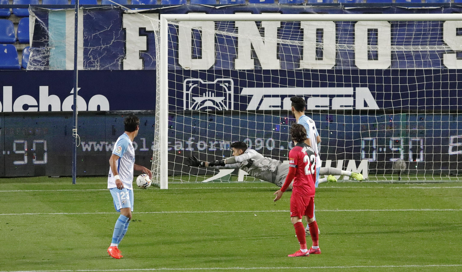 Las fotos del Málaga CF-Rayo Vallecano
