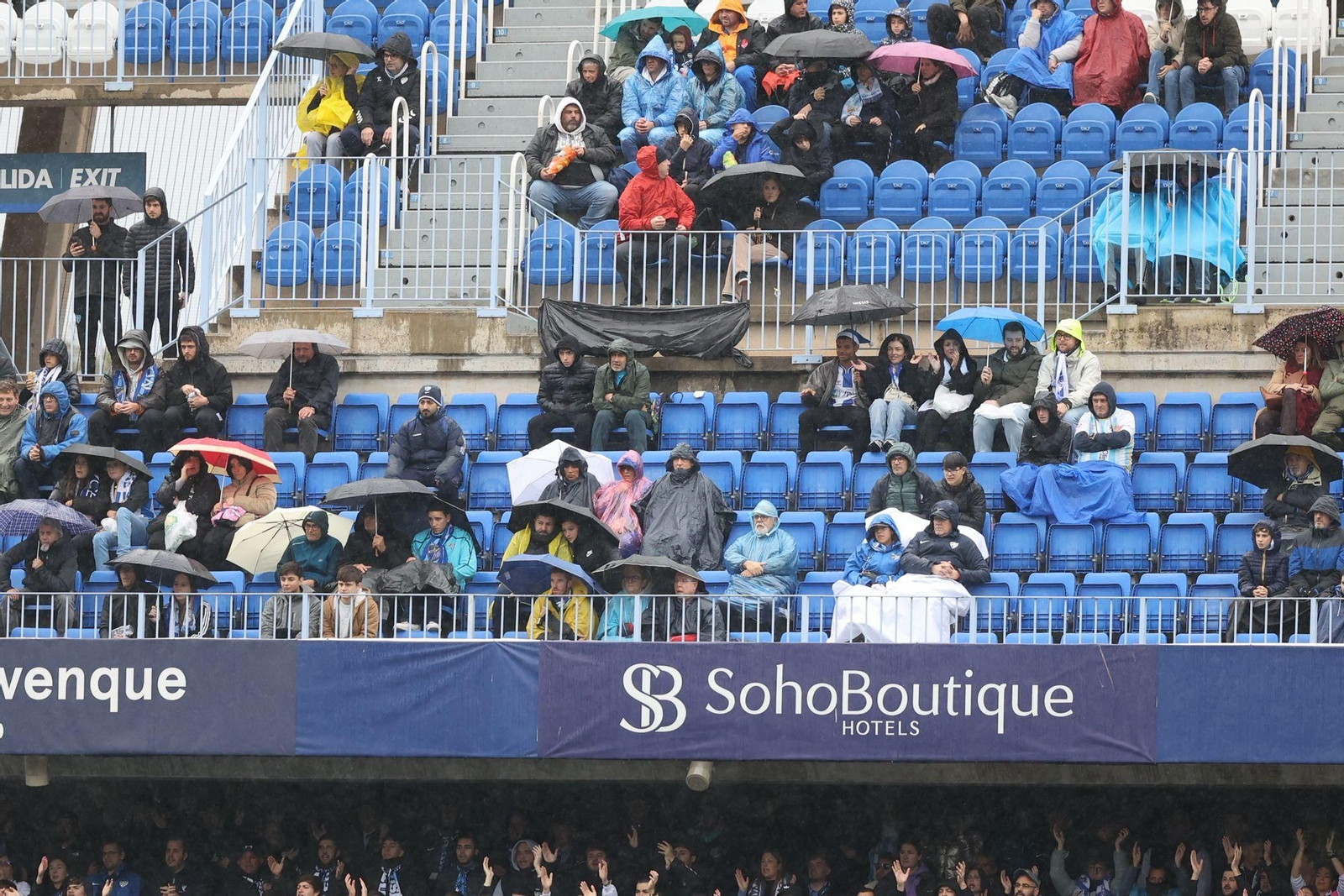 Búscate en las gradas de La Rosaleda en el Málaga CF-Almería