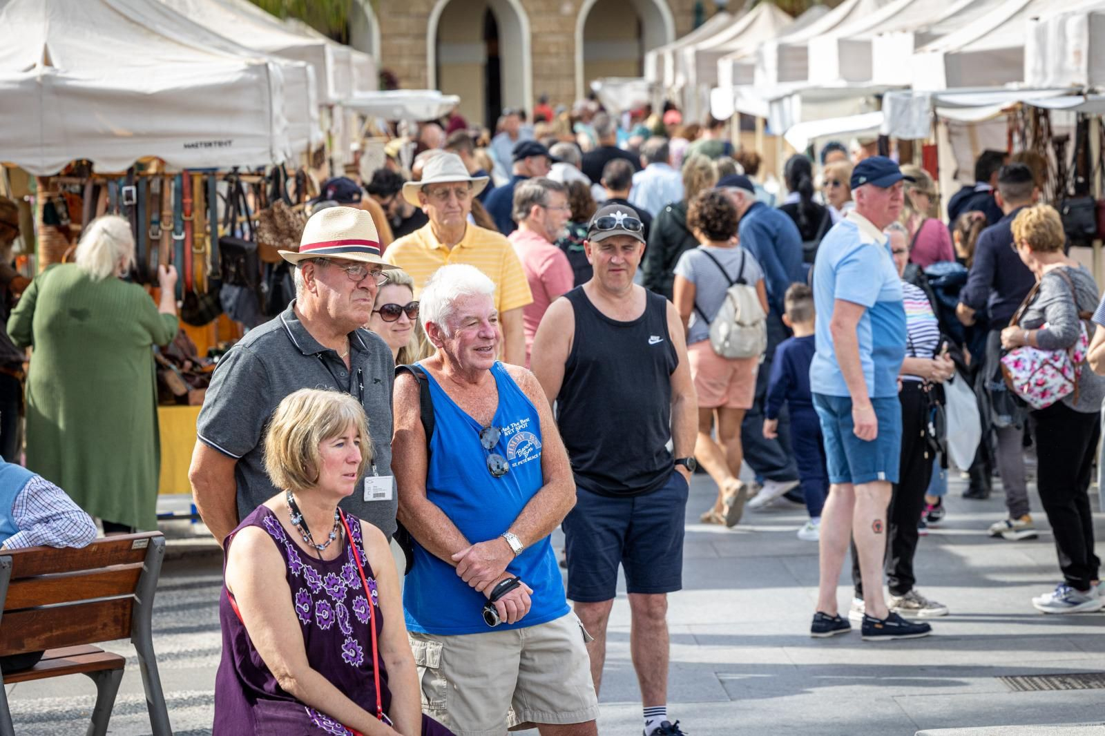 Turistas y cruceros este martes en Cádiz