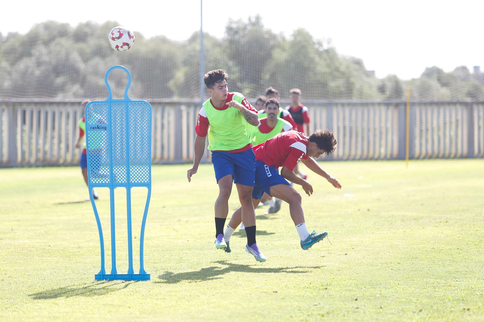 Las fotos del entrenamiento de pretemporada del Algeciras en La Menacha