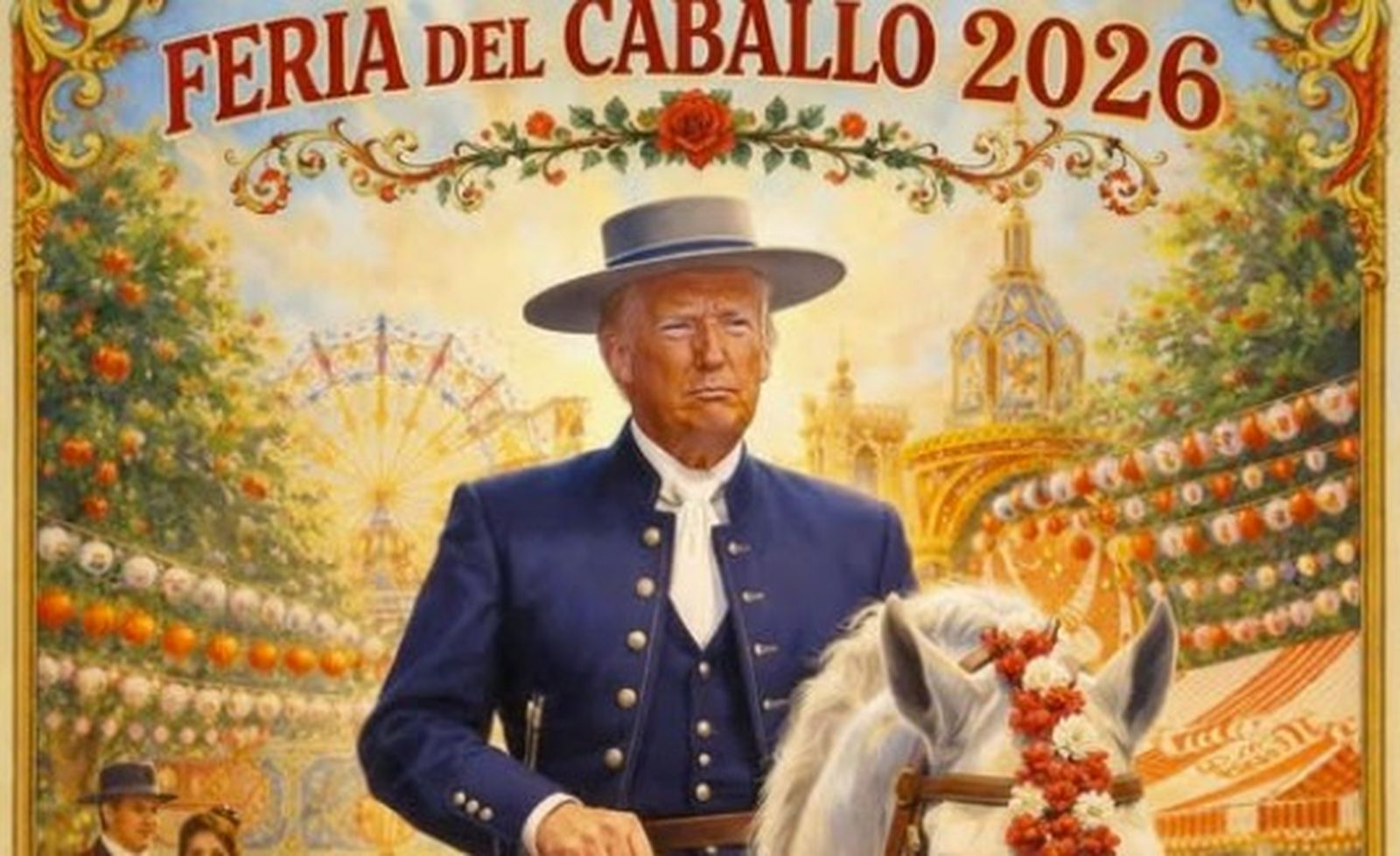 El falso cartel de la Feria del Caballo que ha dado mucho que hablar.