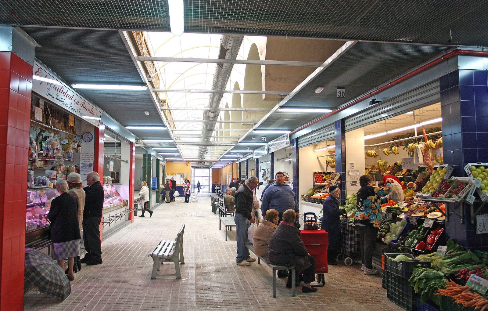 Mercado de abastos de la Candelaria.