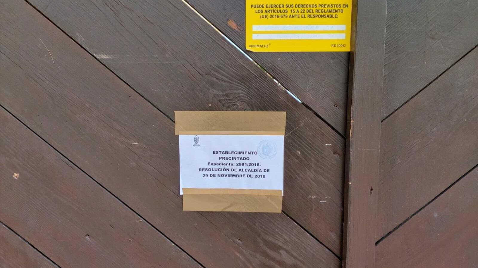 Precinto de Maui Beach en Mojácar.