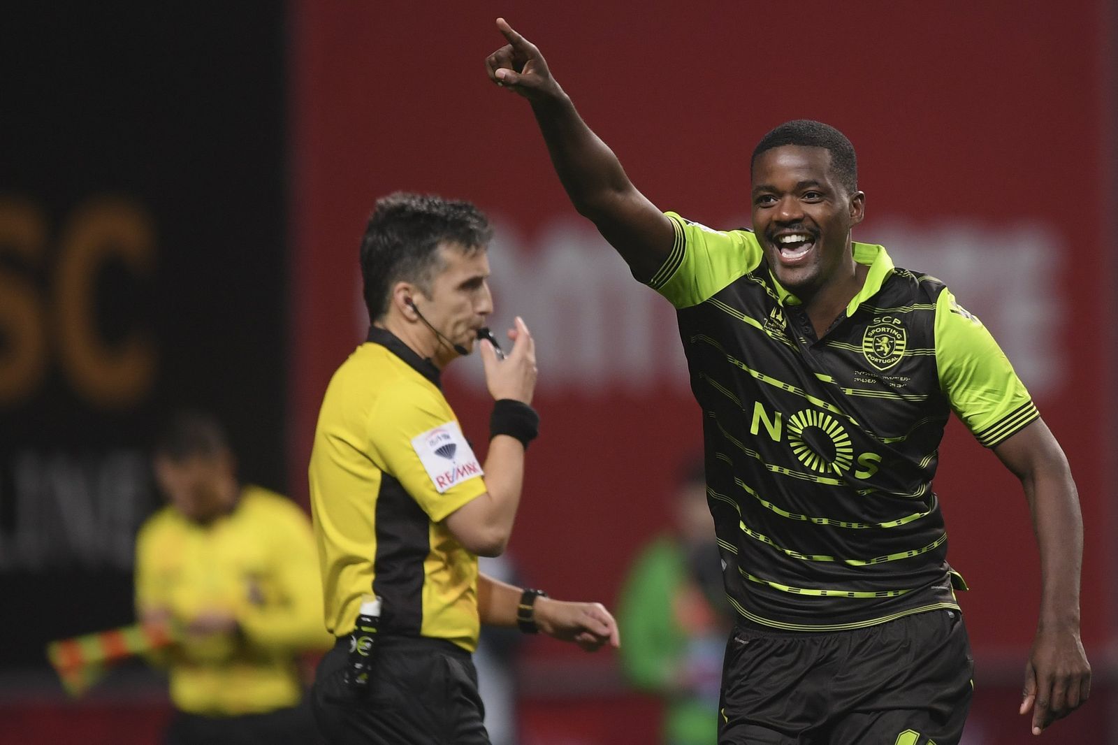 William Carvalho, en un partido del Sporting.