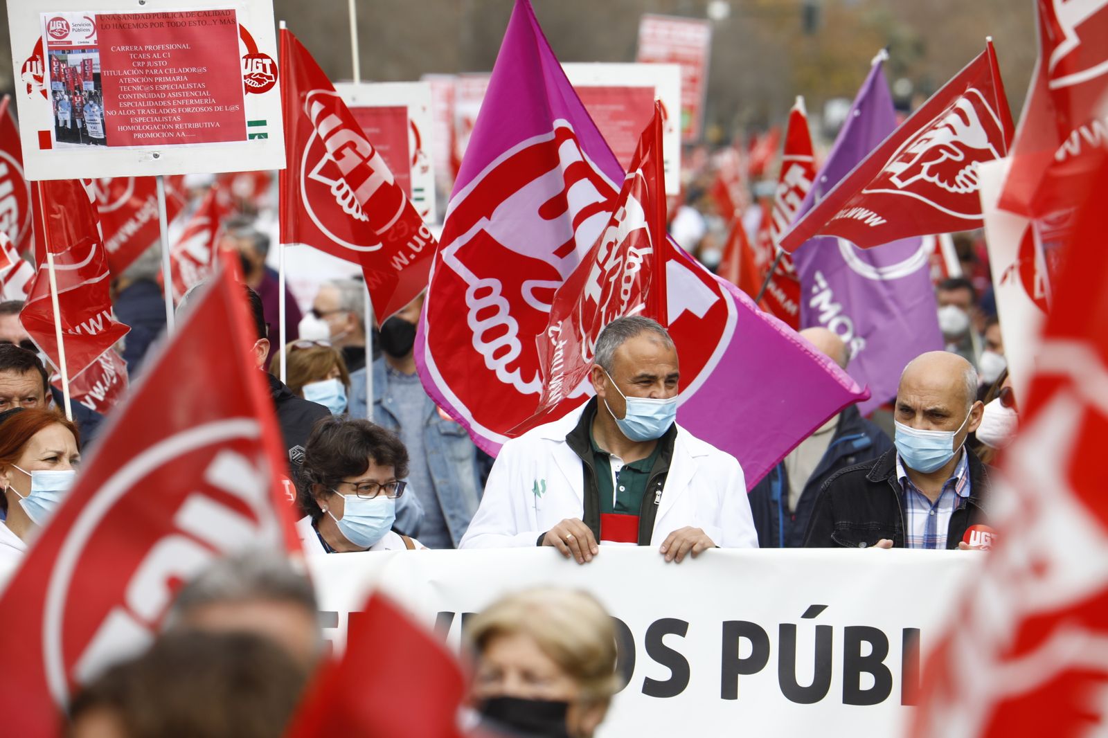 Manifestación en defensa de la sanidad pública en Córdoba, en imágenes