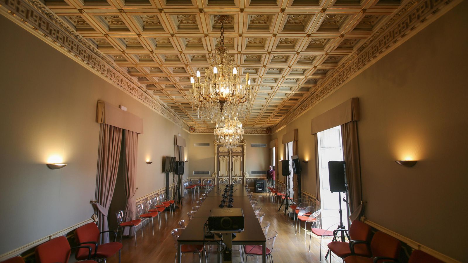 Una de las salas de la Casa Fabiola.