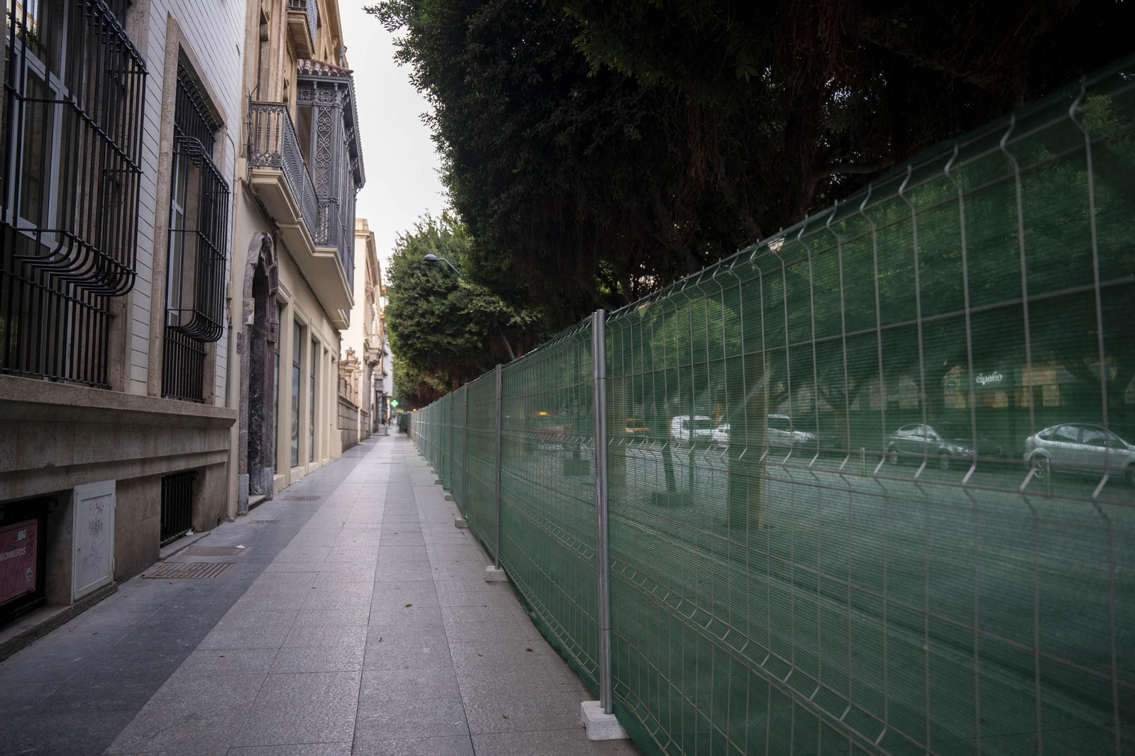 Las imágenes de las obras del paseo de Almería