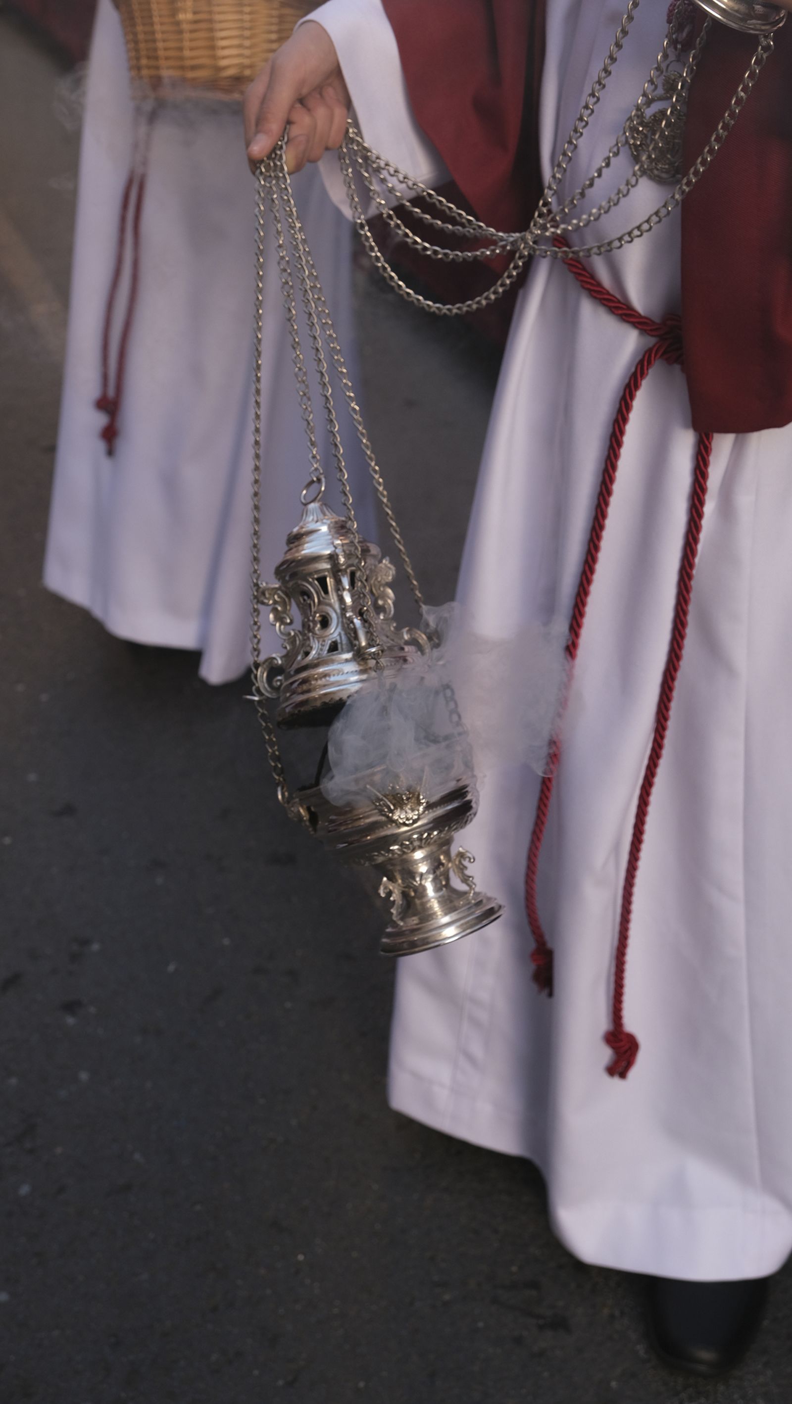 La procesión de la Santa Cena en Almería, en imágenes