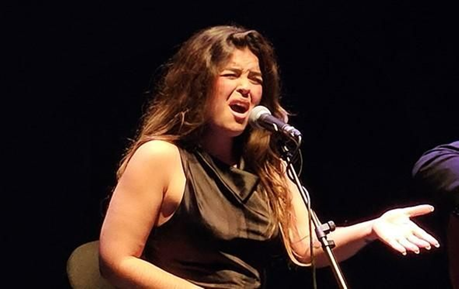 María Sorroche, joven cantaora almeriense.