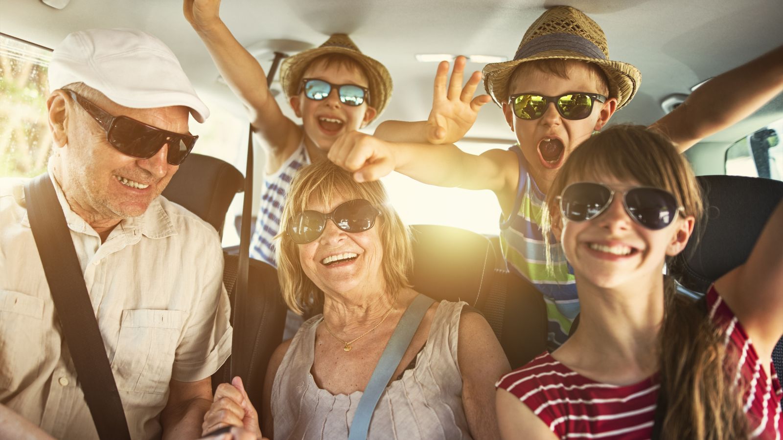 Una familia de vacaciones