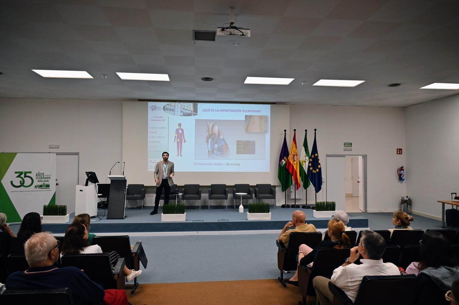 Un momento de la jornada realizada en el Hospital Clínico.