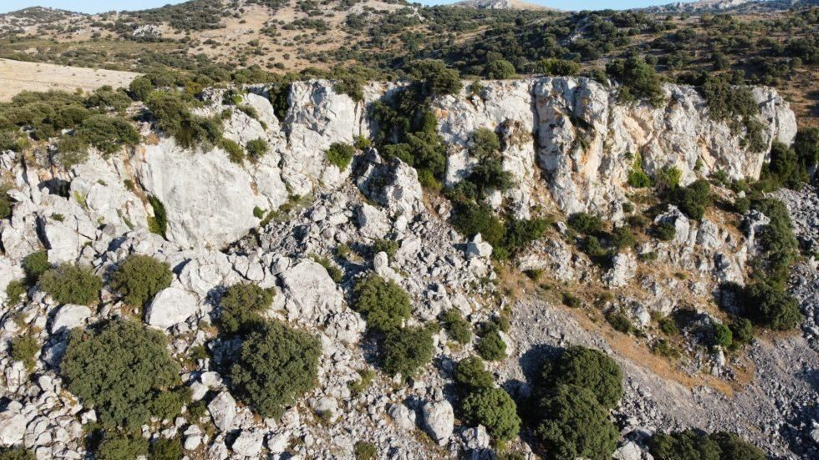 Zona de escalada Las Zorreras, en Zuheros.