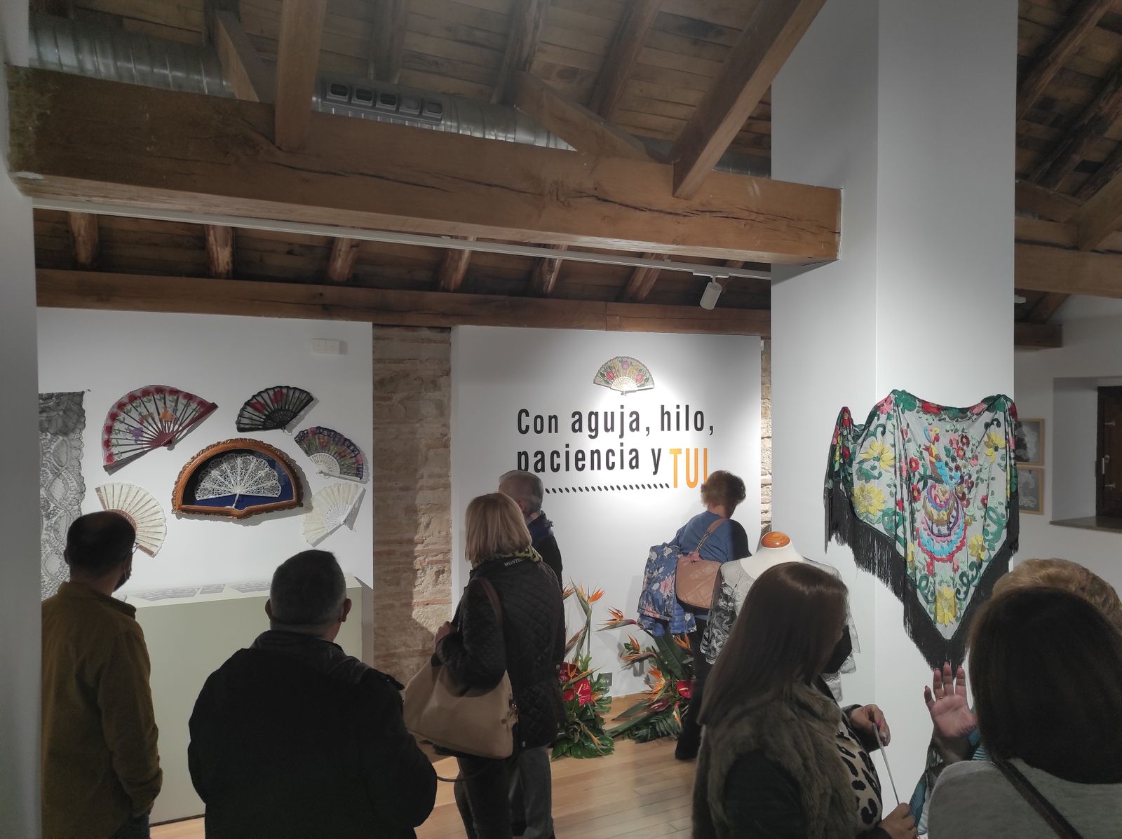 Imagen de la exposición 'Con aguja, hilo, paciencia y tul'