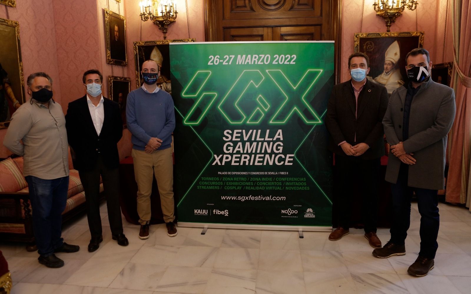 Presentación de Sevilla Gaming Xperience en el Ayuntamiento de Sevilla.