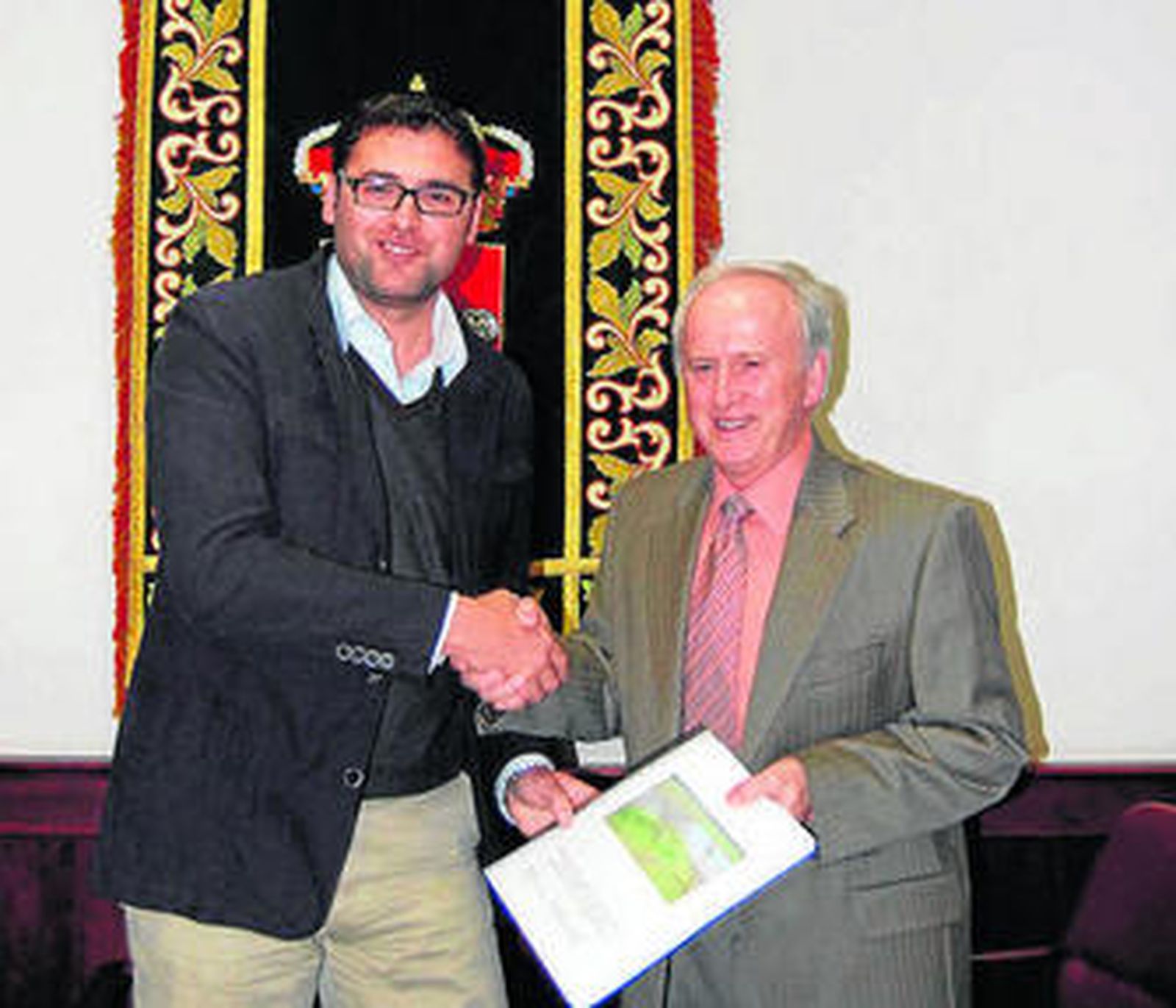 François Fleury junto a Lorenzo Medina.