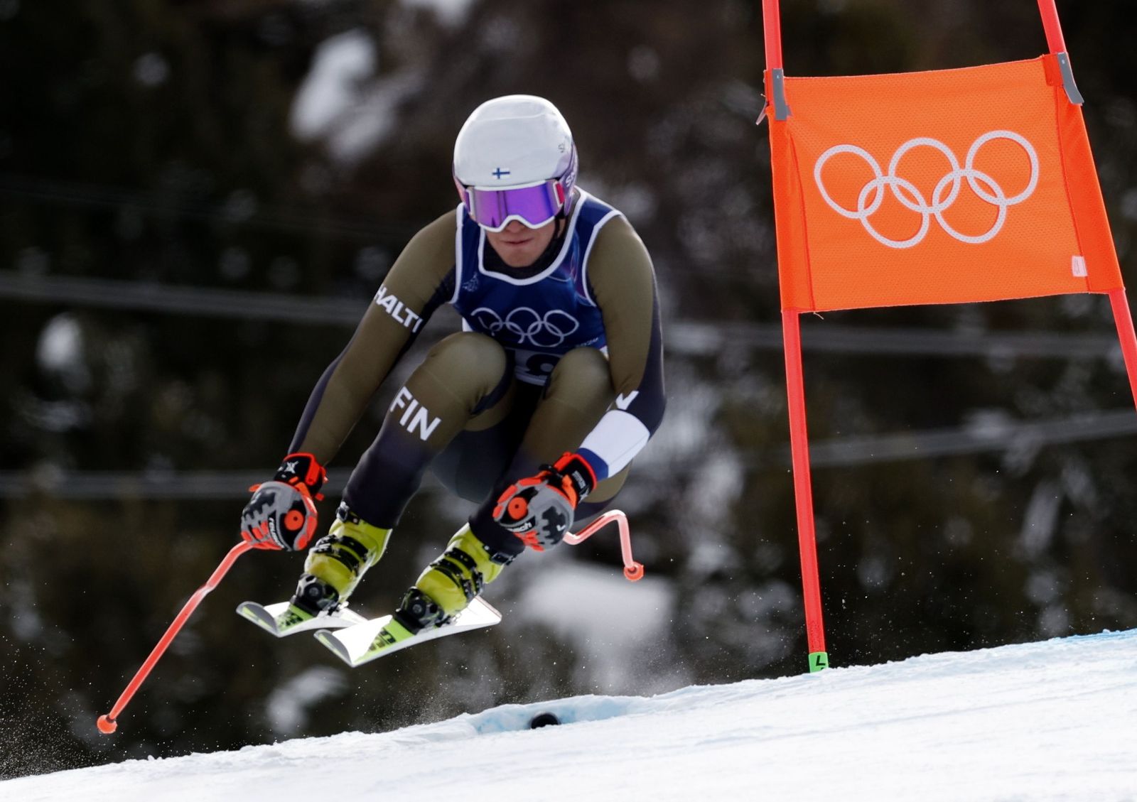 Las espectaculares fotos del descenso masculino en los Juegos Olímpicos de invierno