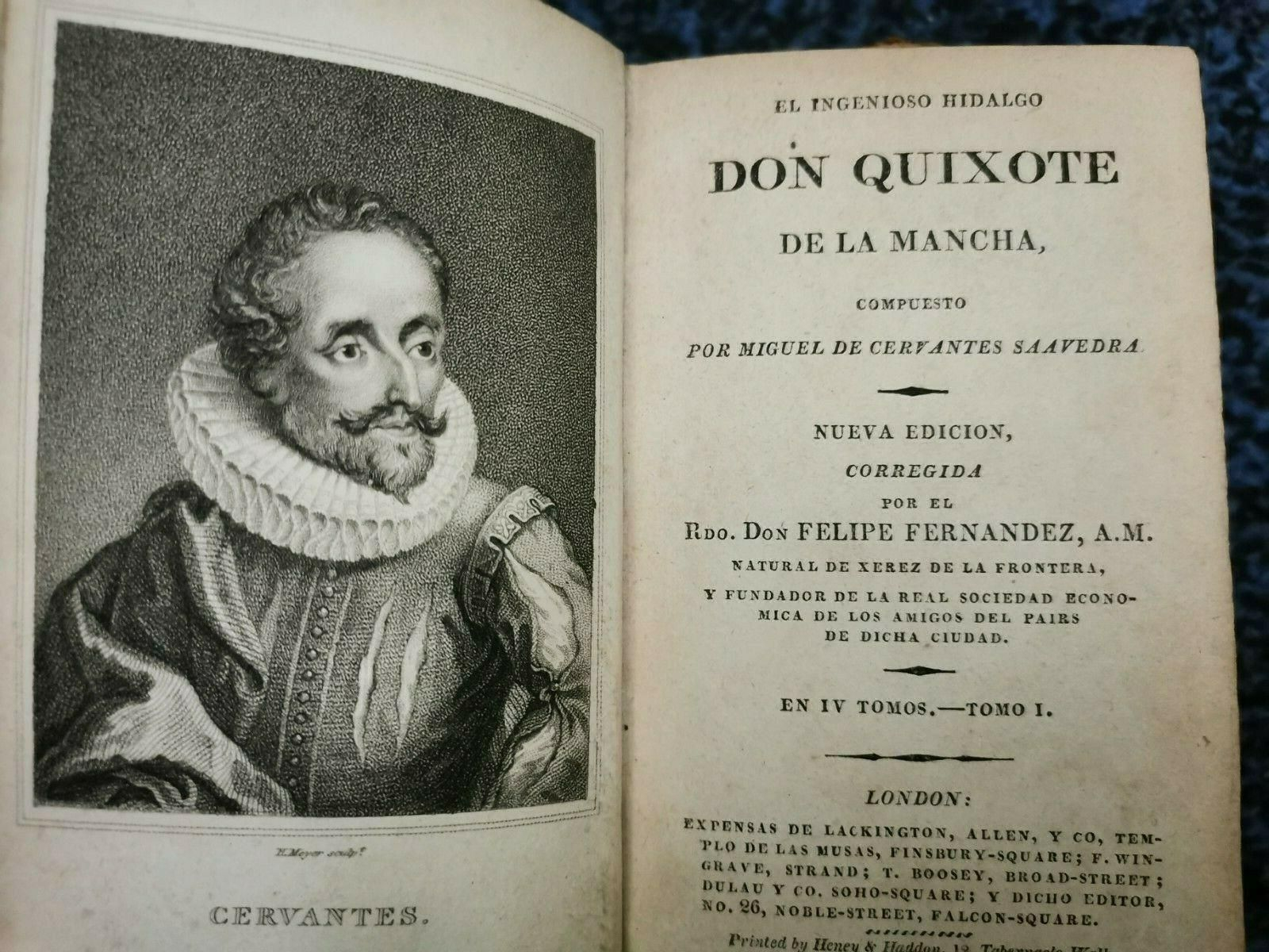Edición de ‘El Quijote’ de Cervantes por  Felipe Fernández.