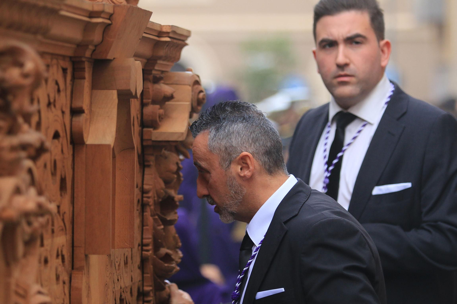 La procesión de Las Angustias, en imágenes