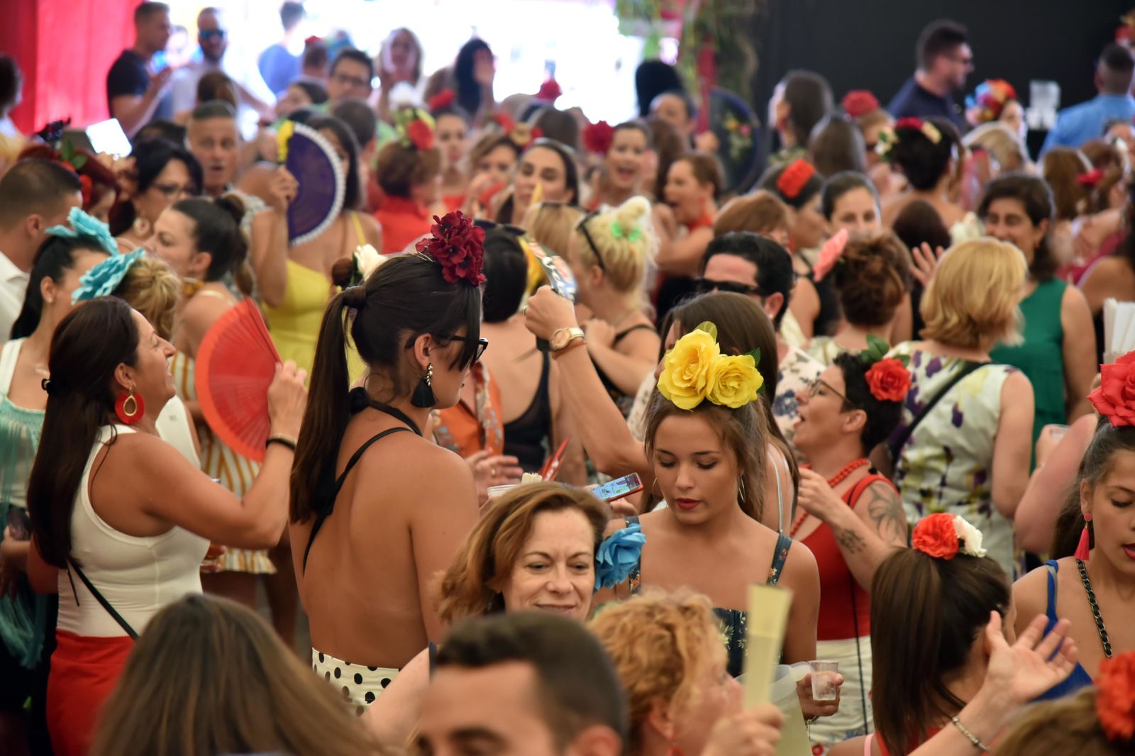 Las imágenes del Día de la Mujer en la Feria de La Línea