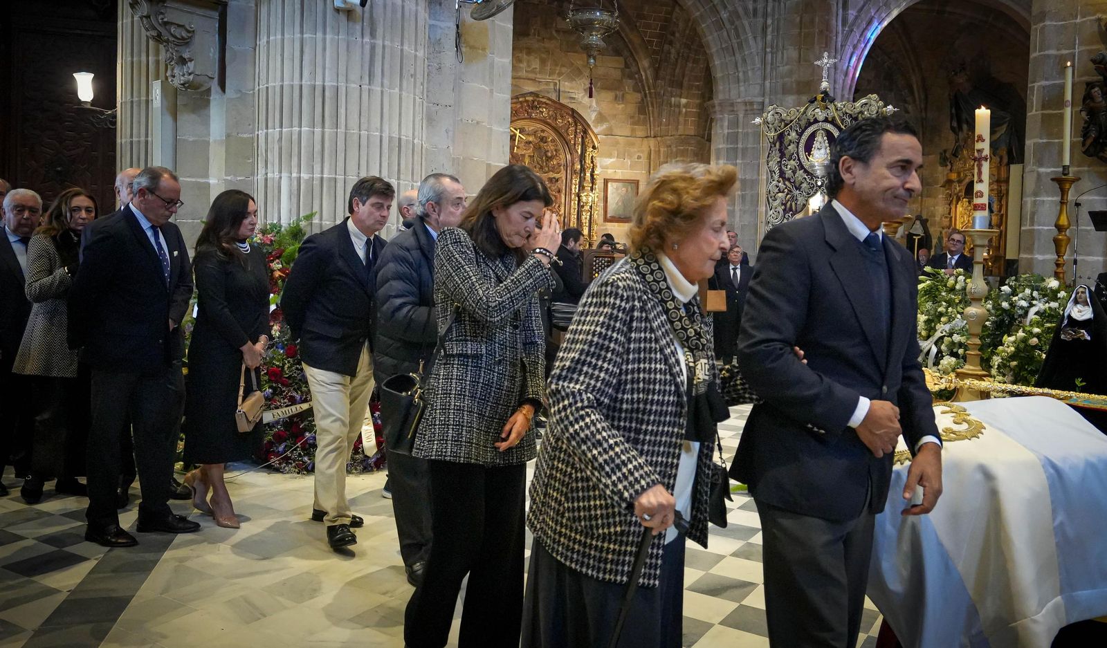 Imágenes del funeral de Álvaro Domecq en la catedral de Jerez
