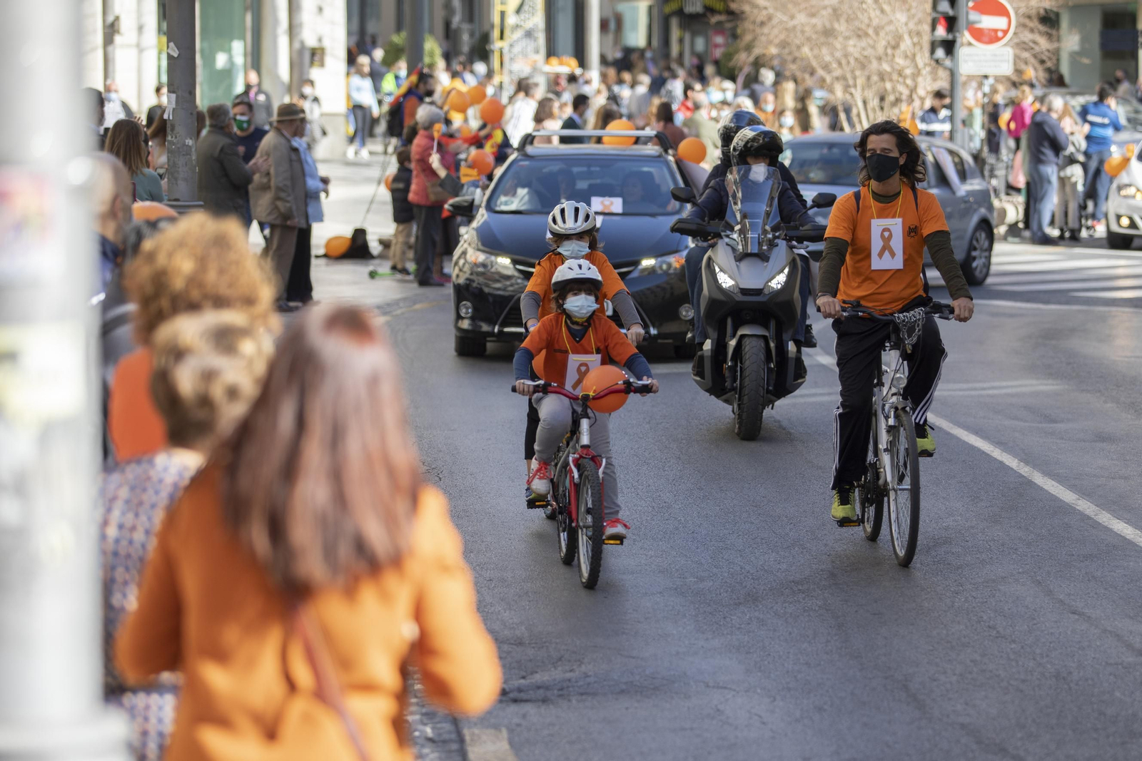 La protesta de la concertada, en imágenes