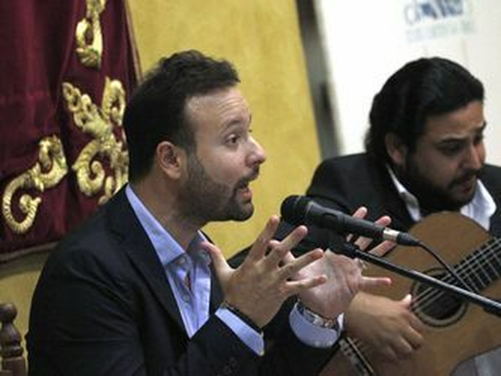 Fernando Canela y José de Pura, en una actuación en San Roque.