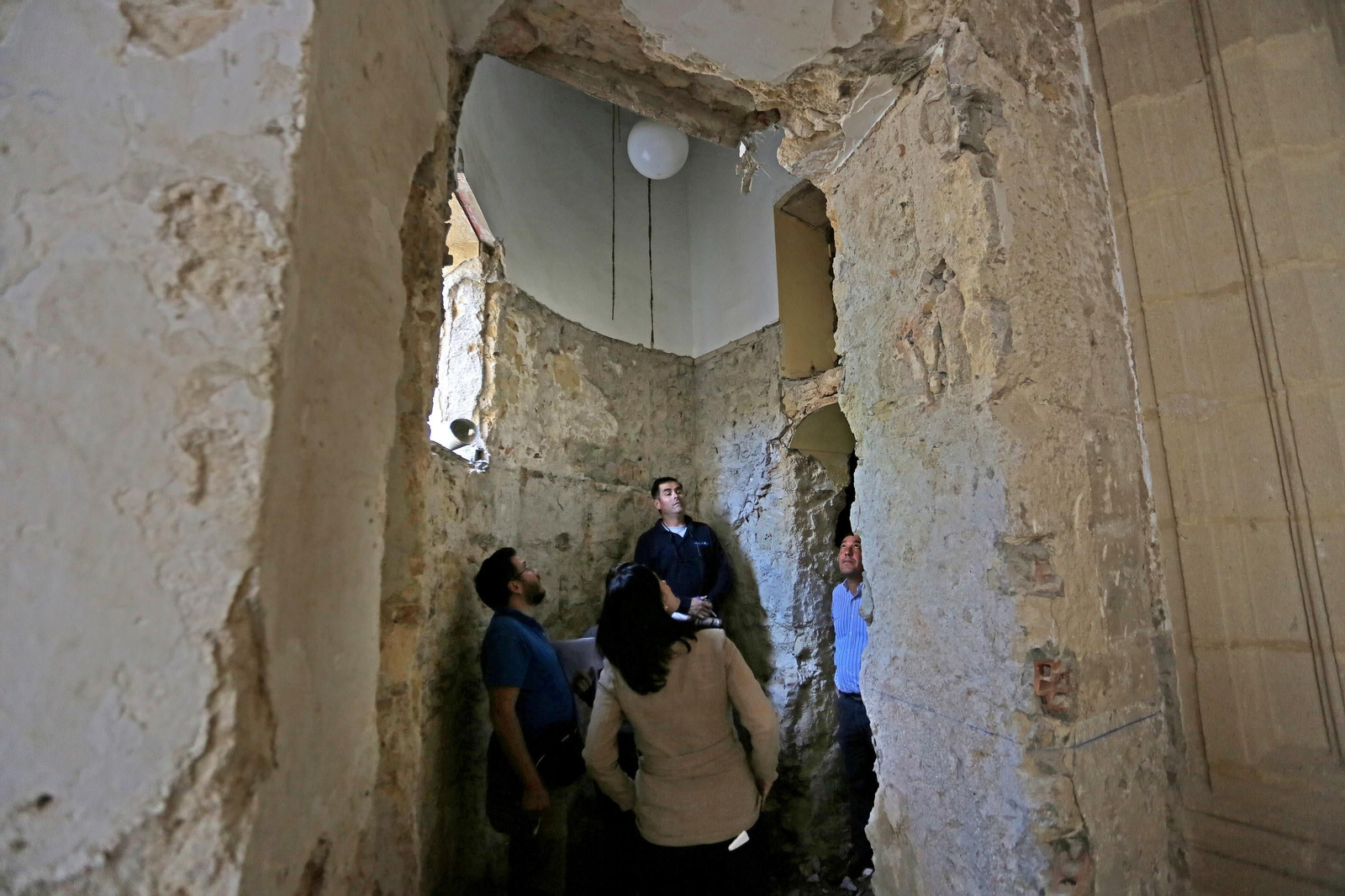 Obras de acceso a los Claustros en las dos capillas.