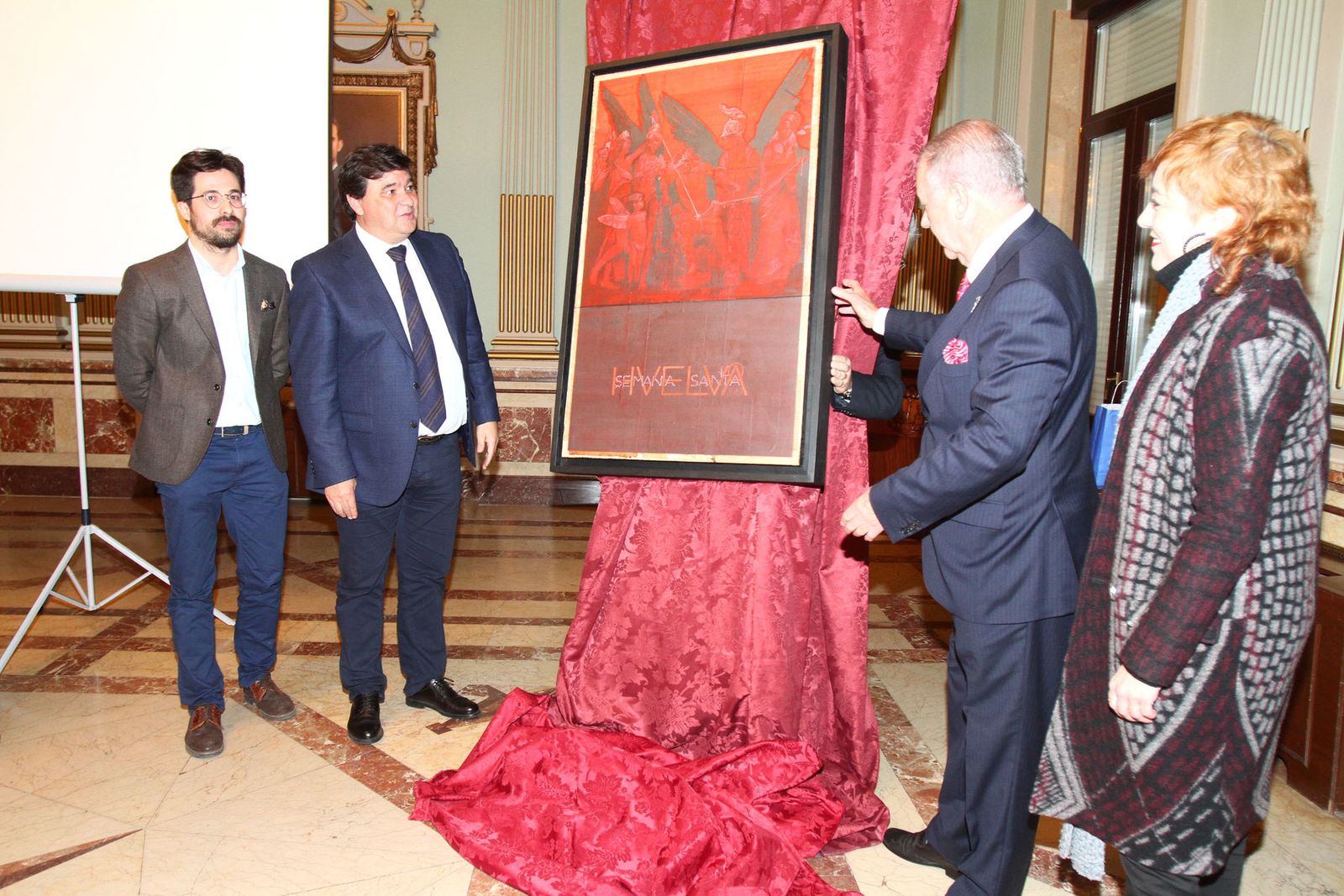 El Cristo de las Cadenas centra el cartel de la Semana Santa de Huelva de 2019