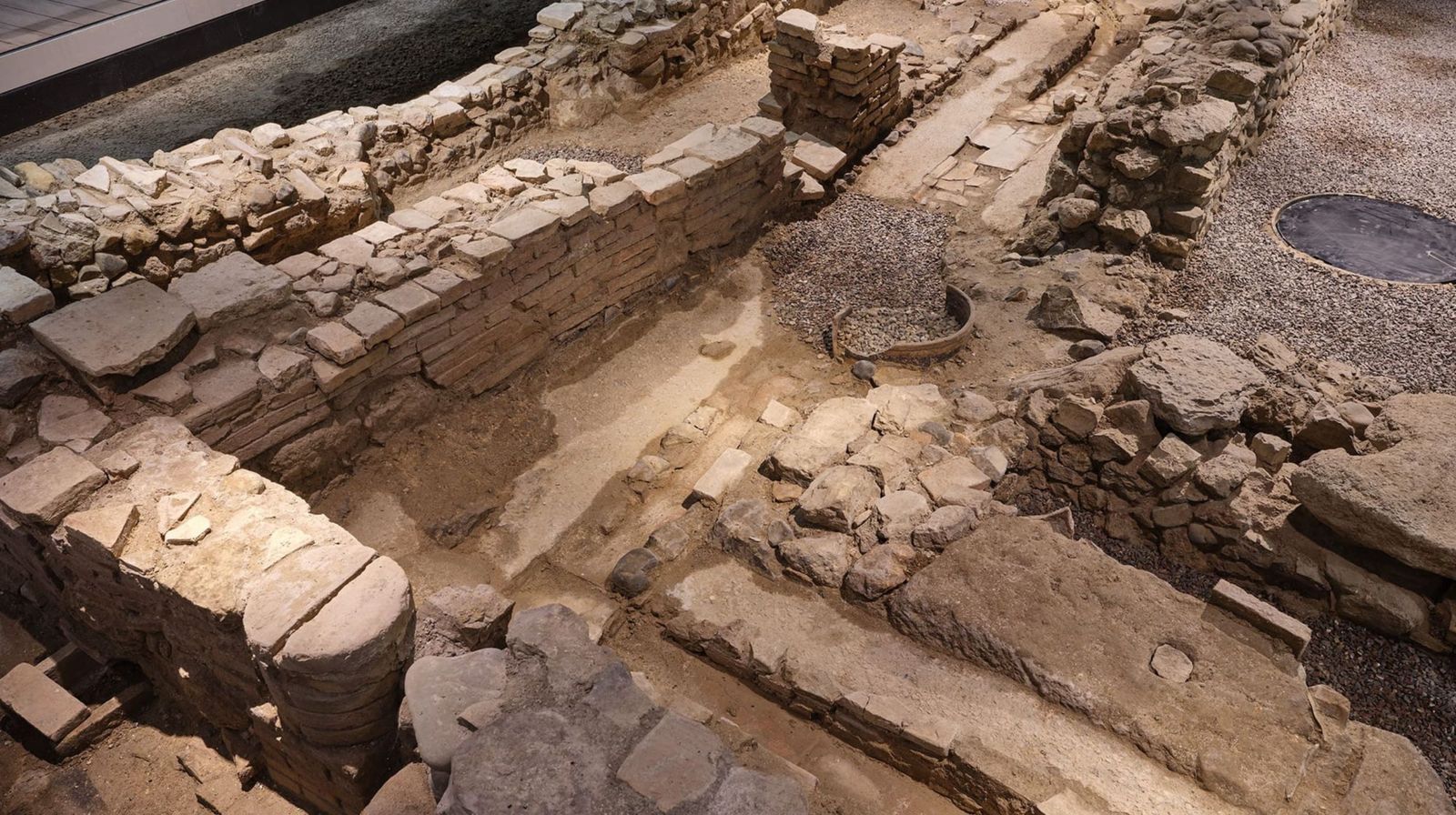 El yacimiento del Museo Carmen Thyssen.