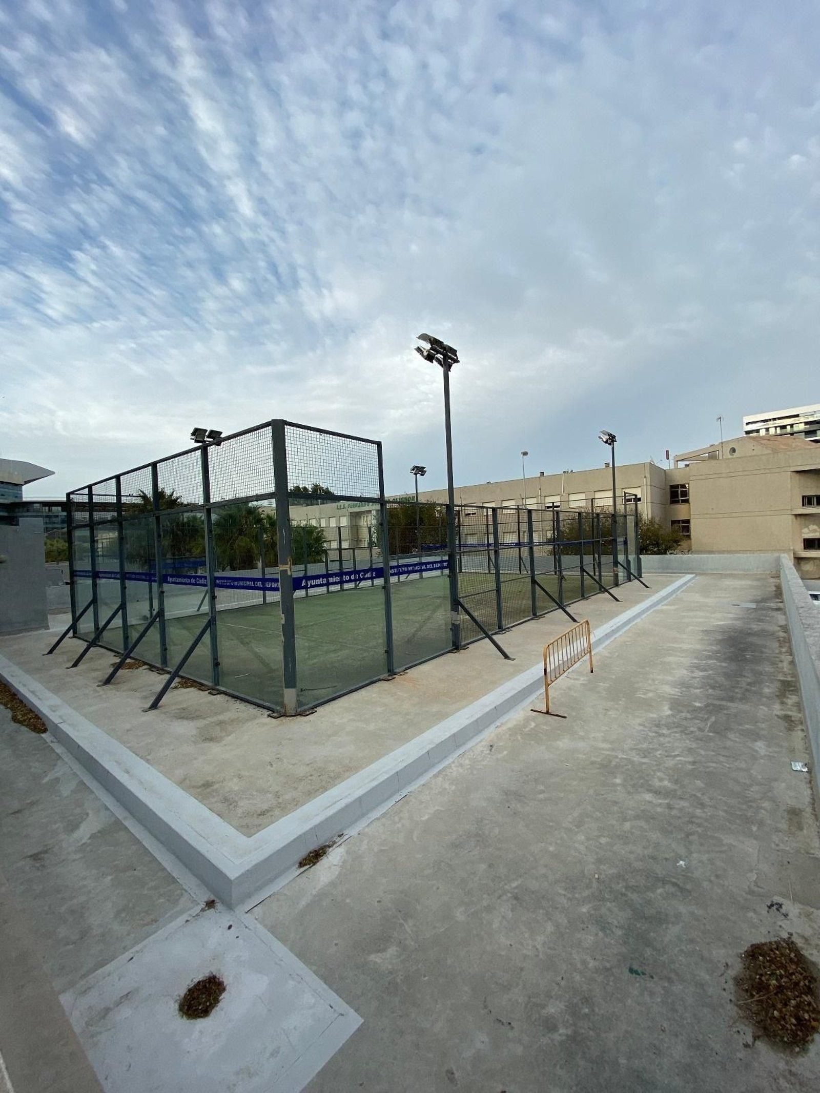 Pista deportiva en Telegrafía Sin Hilos.