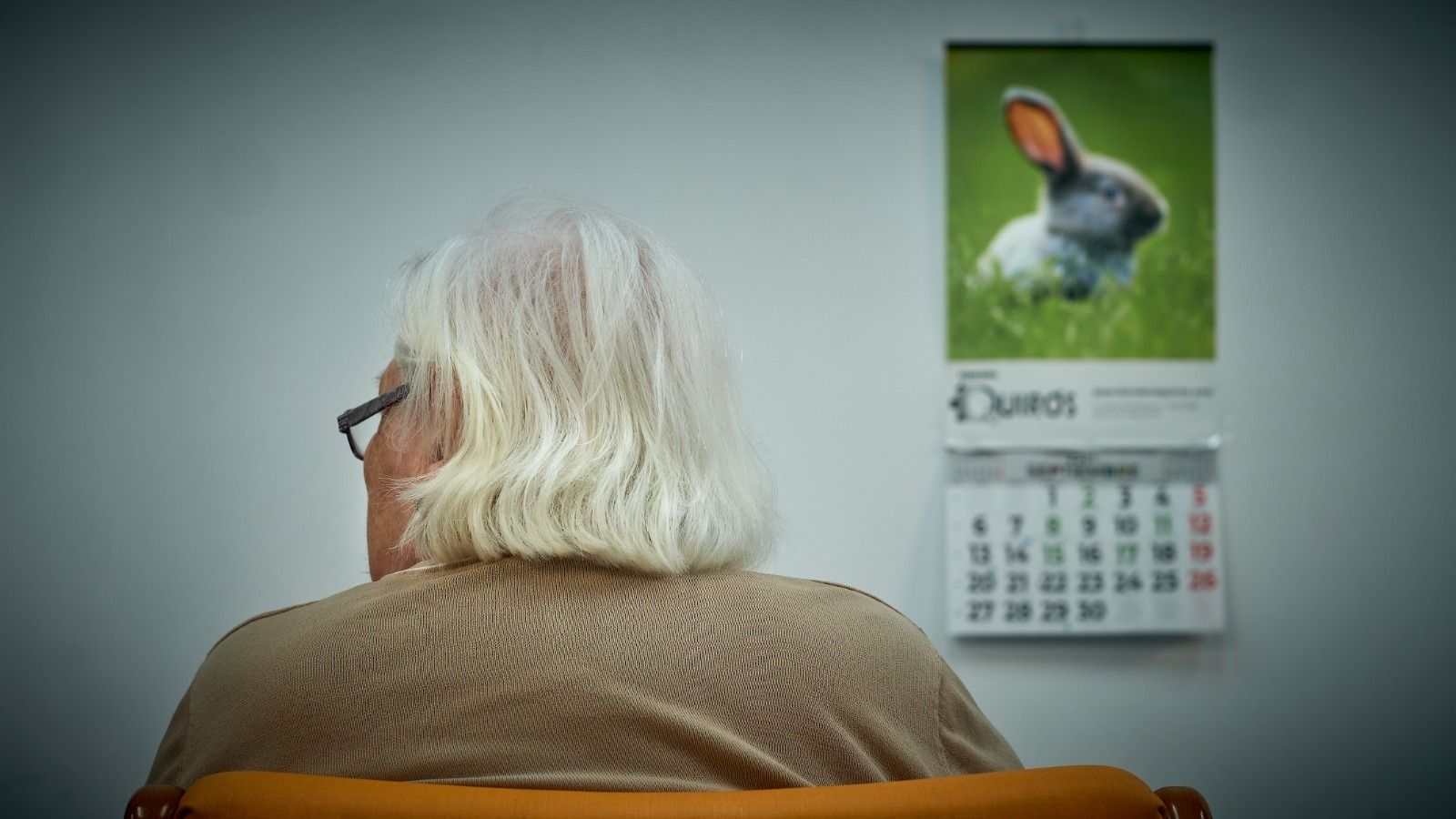 Una residente del centro Fragela de la capital gaditana, en una imagen de archivo.