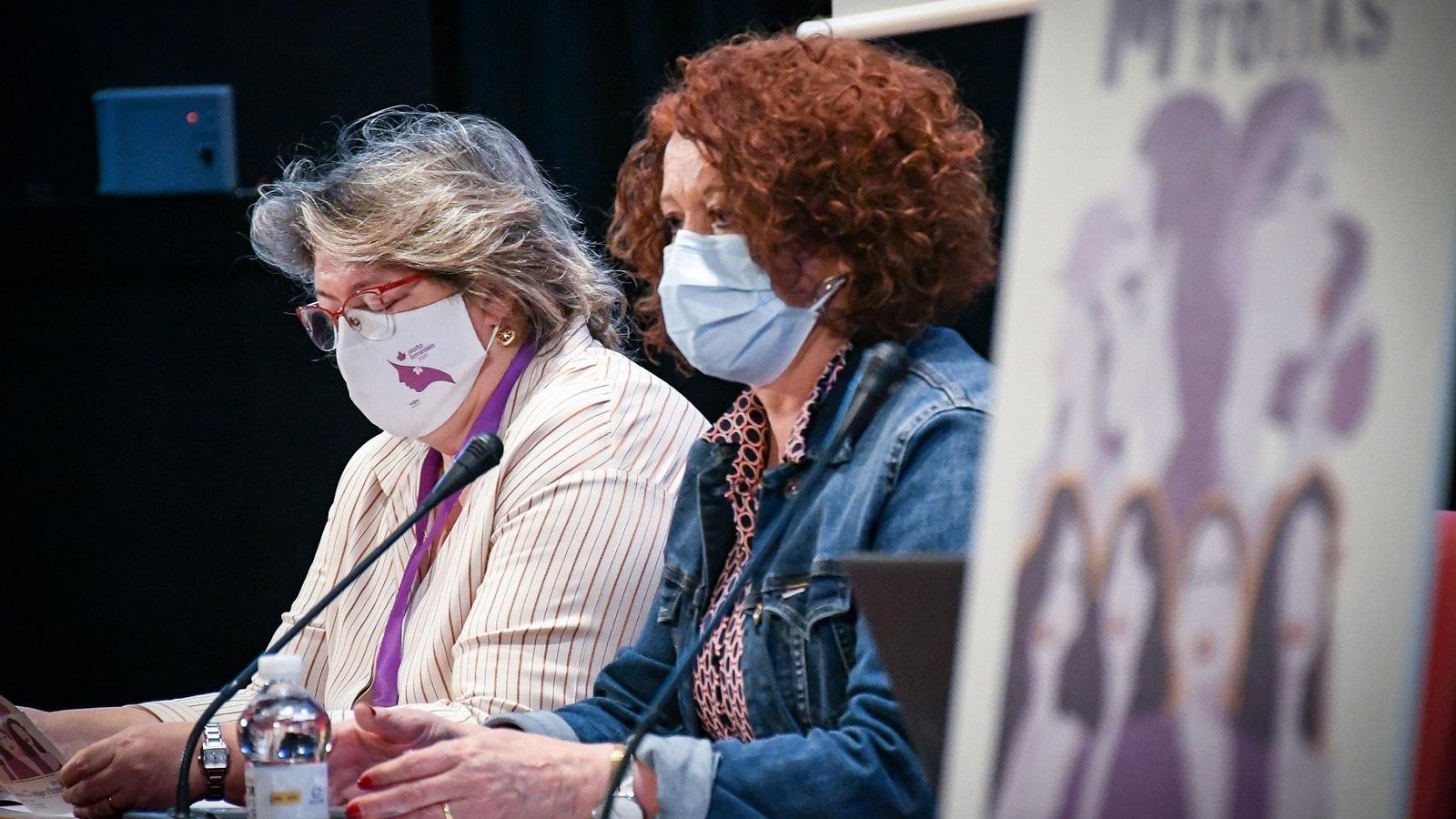 La delegada de Igualdad, Participación Ciudadana y Coordinación de Distritos, Adela Castaño, en la presentación de la programación de actividades en los barrios por el Día de la Mujer.