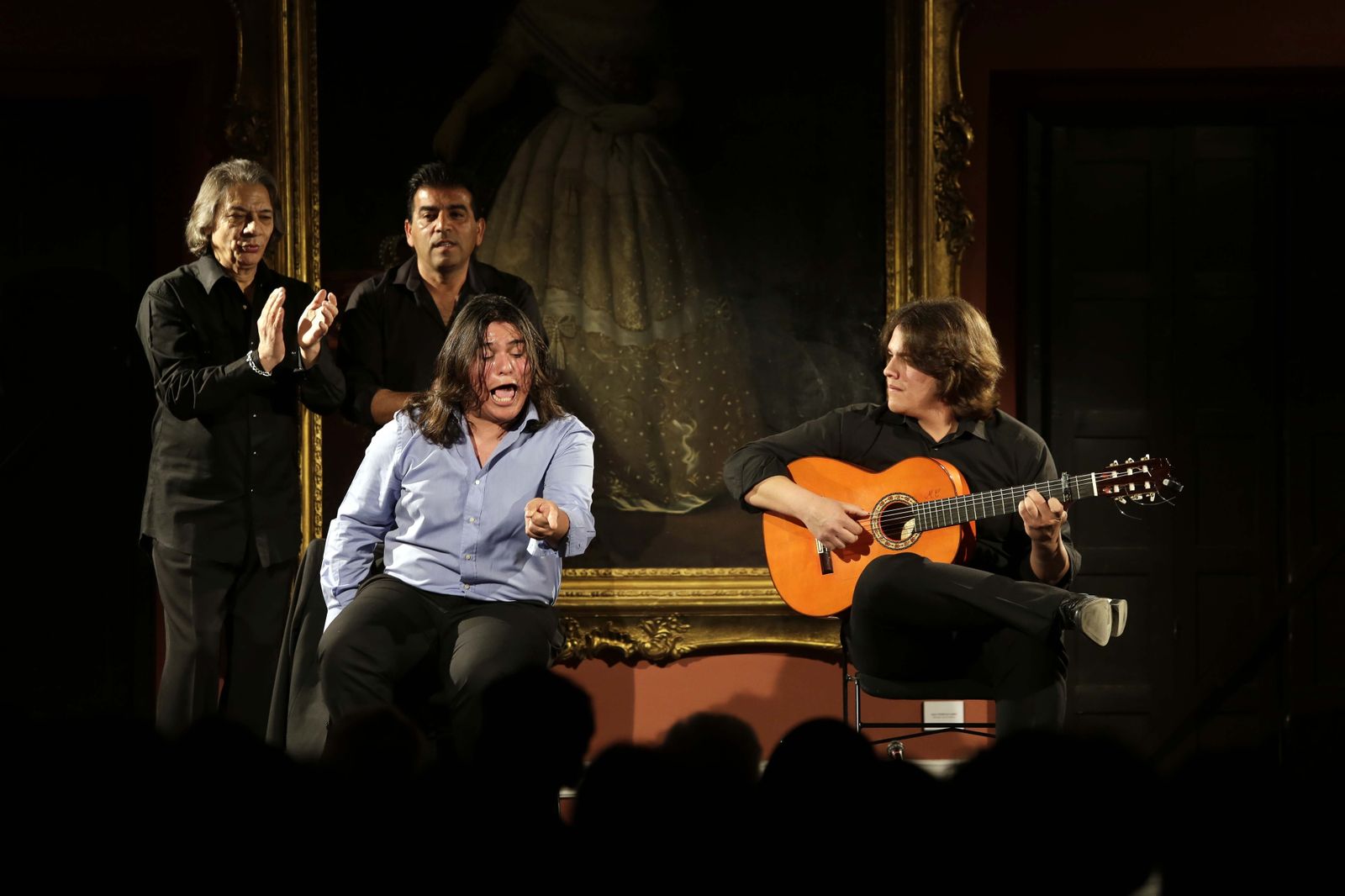 Samuel Serrano presentó sus cantes por vez primera en Sevilla.