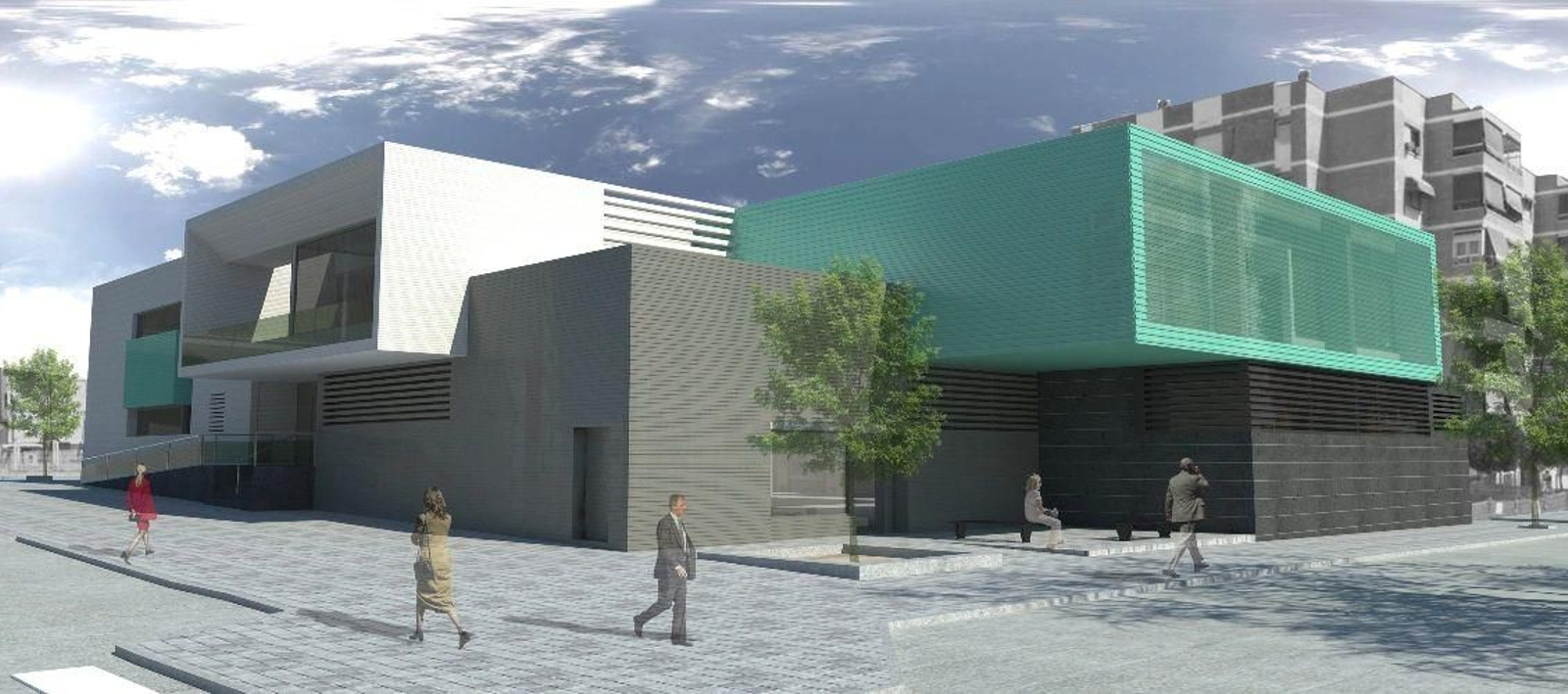 Infografía del centro de salud.