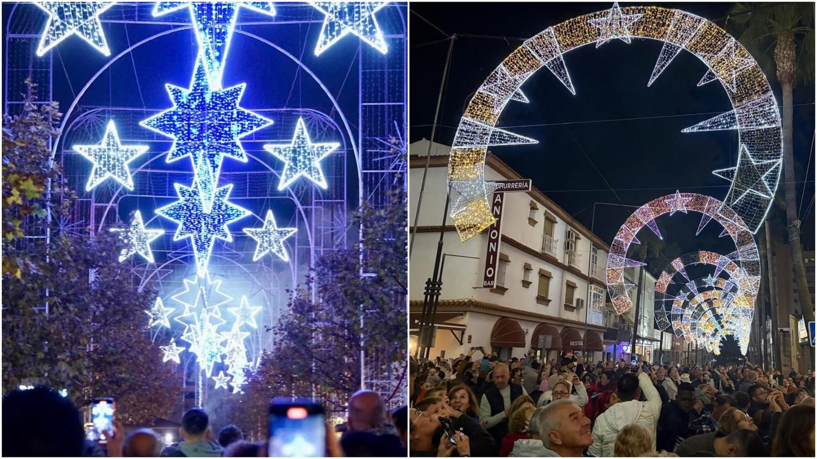 El alumbrado de Mijas.