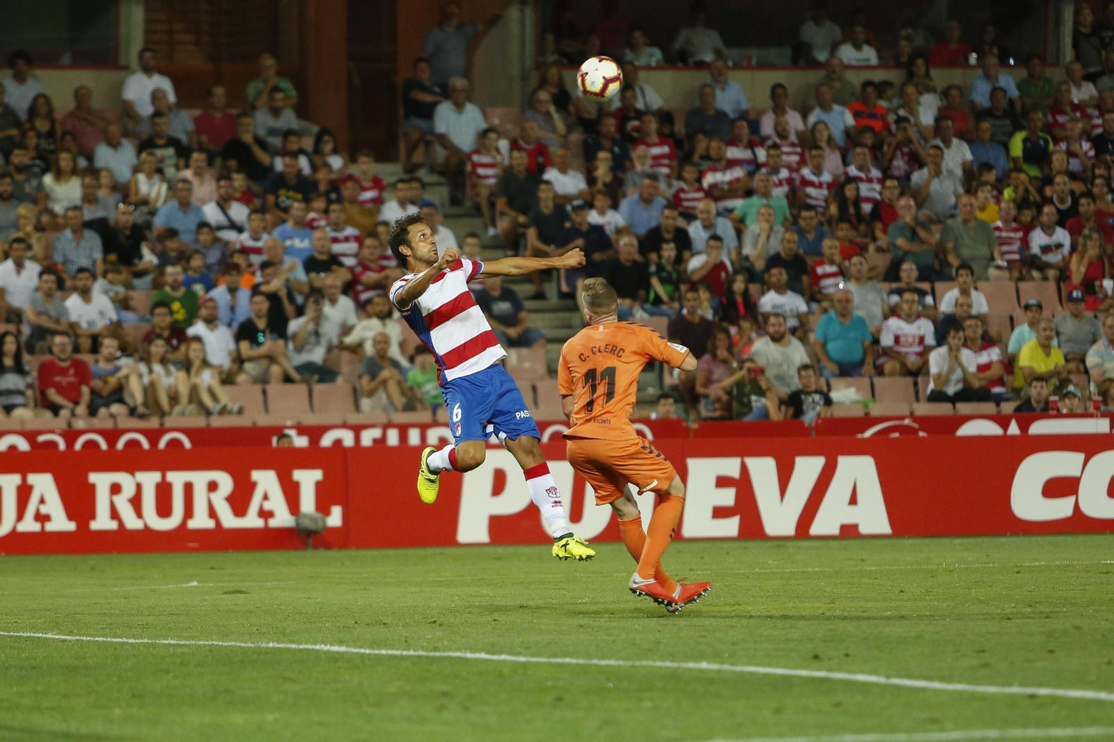 Germán es el único futbolista de campo del Granada que no se ha perdido ni un minuto en la liga