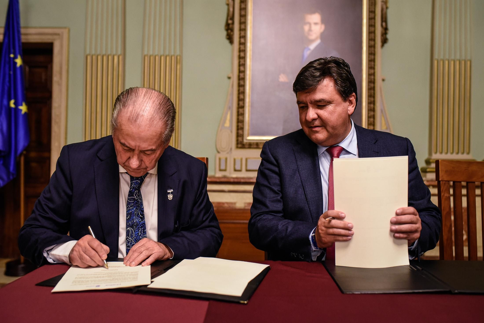 Imágenes de la presentación de la Web Turística Oficial de la Semana Santa de Huelva