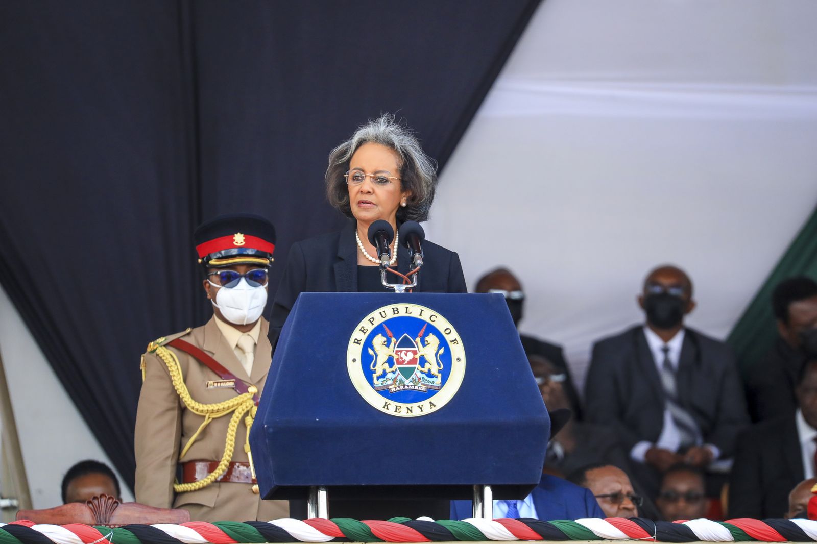 La presidenta de Etiopía, Sahle-Work Zewde.