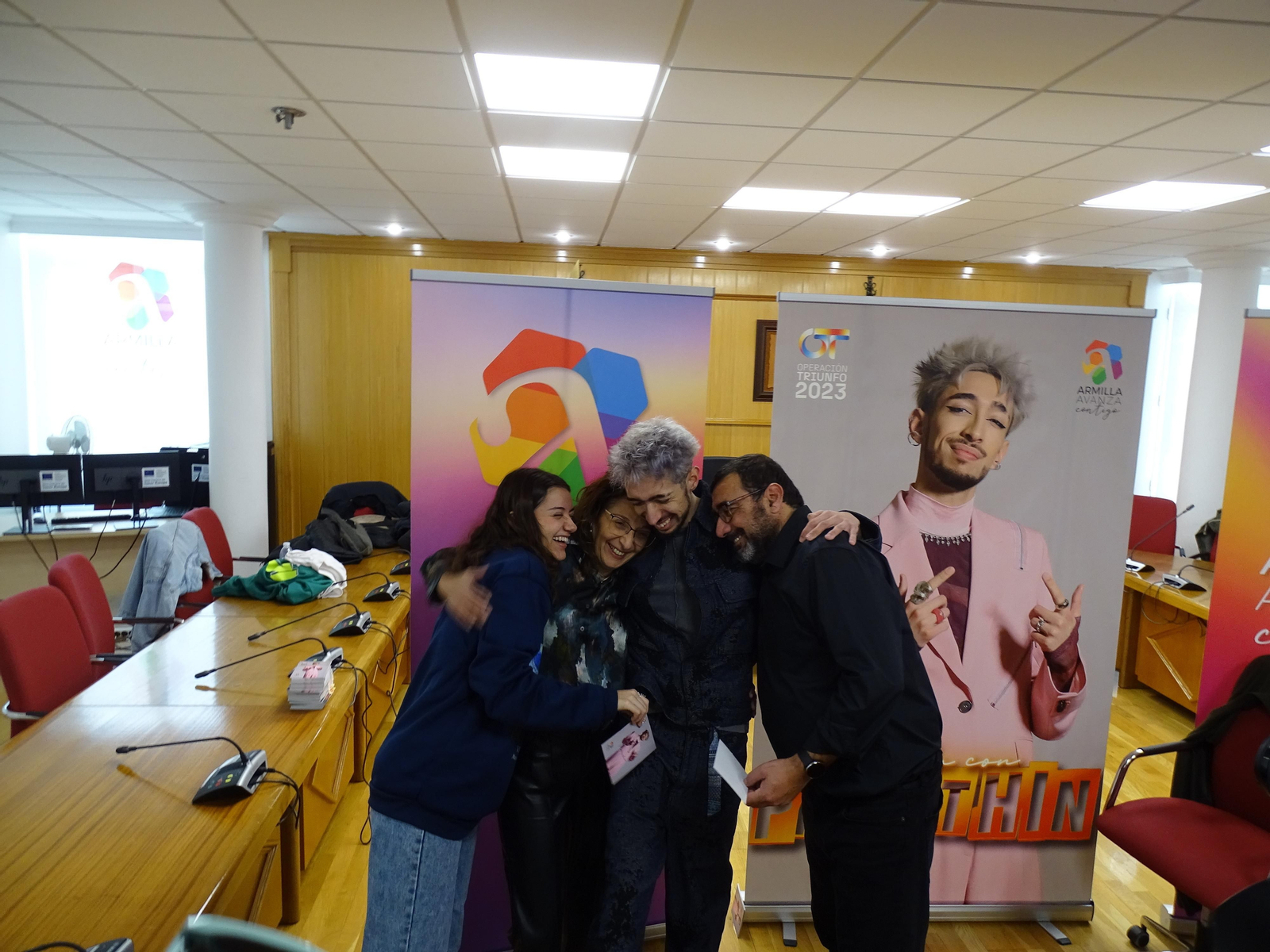 Así ha sido el recibimiento a Paul Thin en Armilla