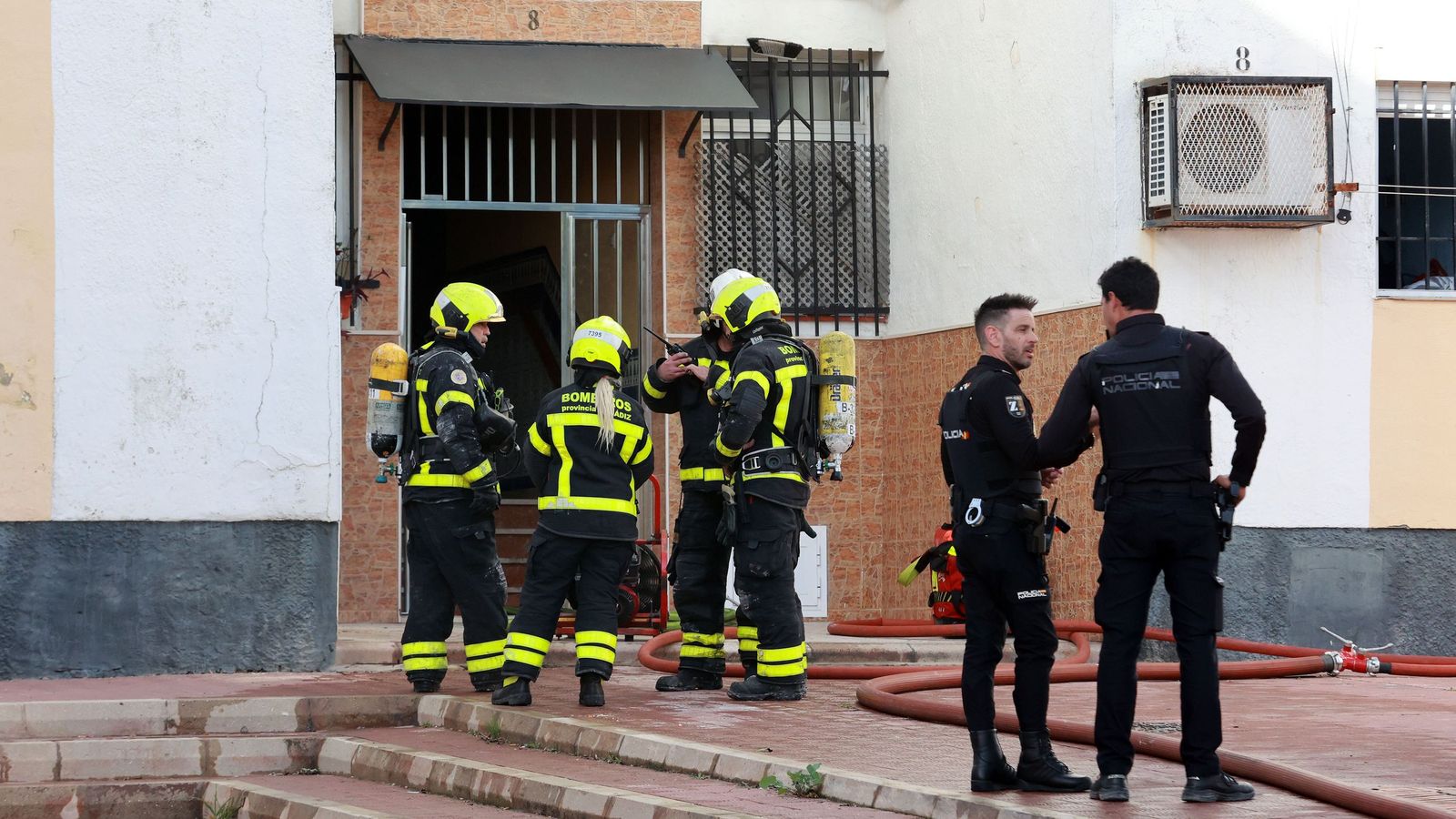 Incendio en una vivienda de San Telmo en Jerez
