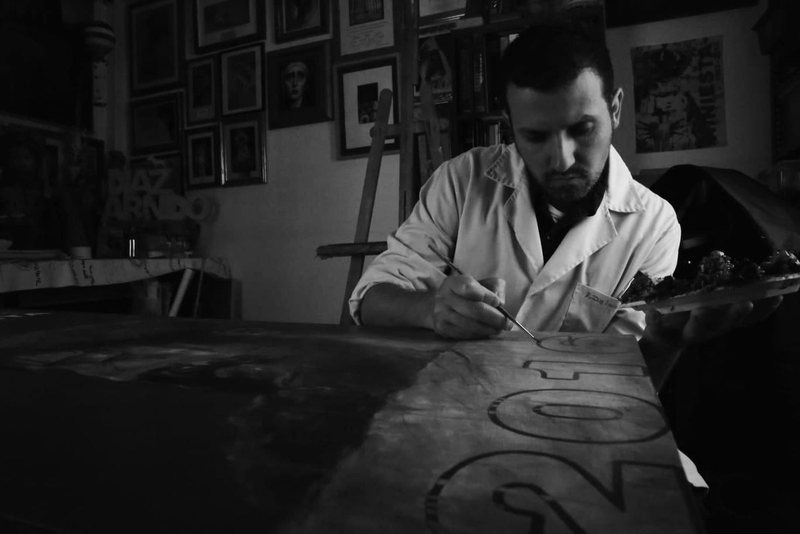 El pintor Antonio Díaz Arnido