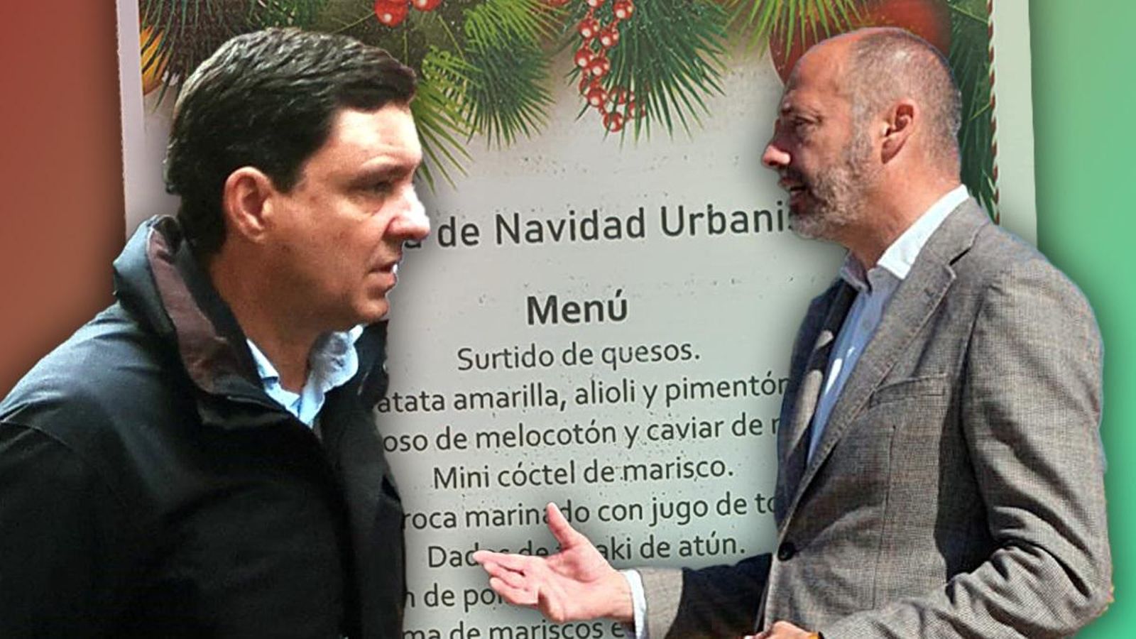 Juan de la Rosa y Fernando Vázquez, delegado de Urbanismo y gerente, respectivamente.